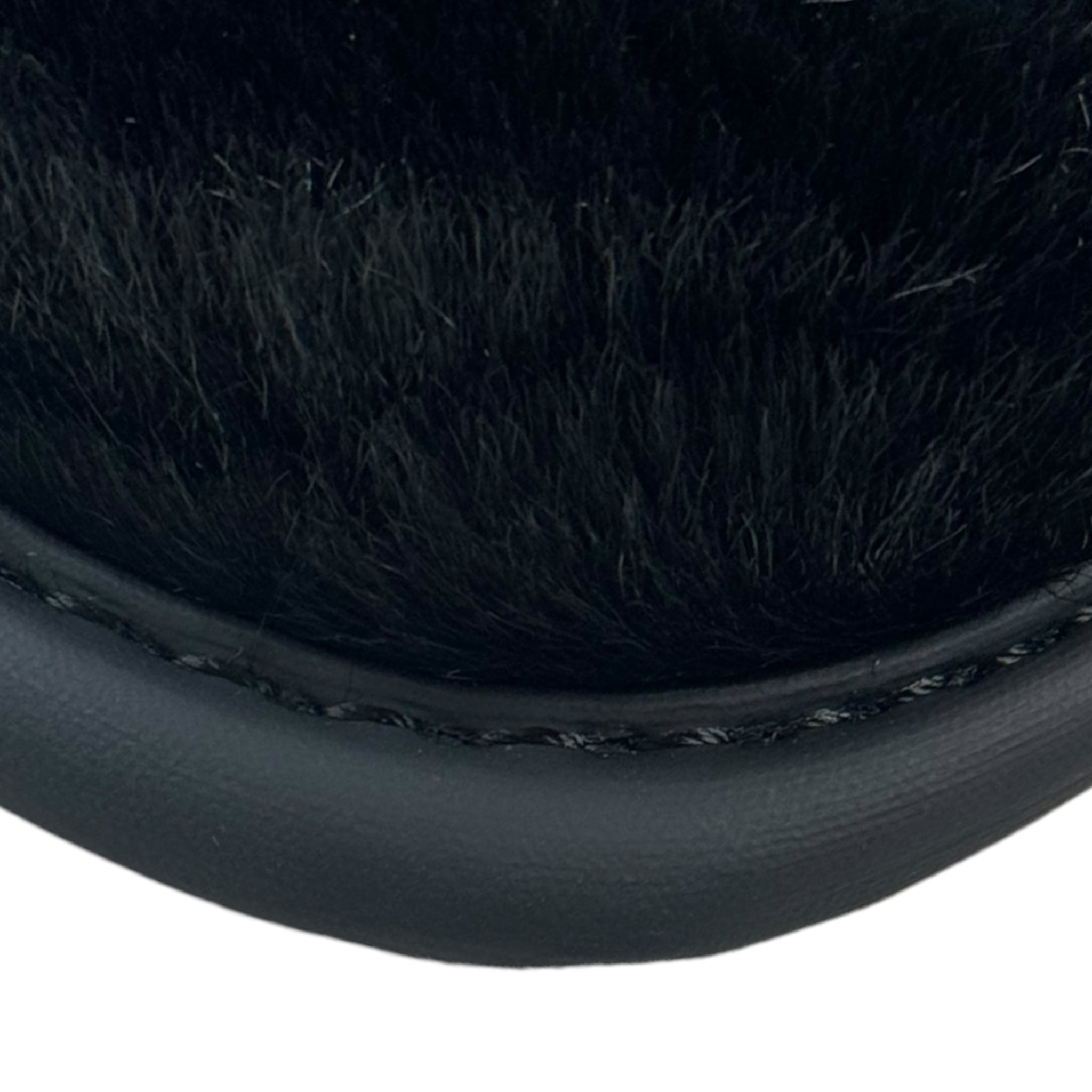 Black Sheepskin Floor Floor Mats For BMW 7 Series G12