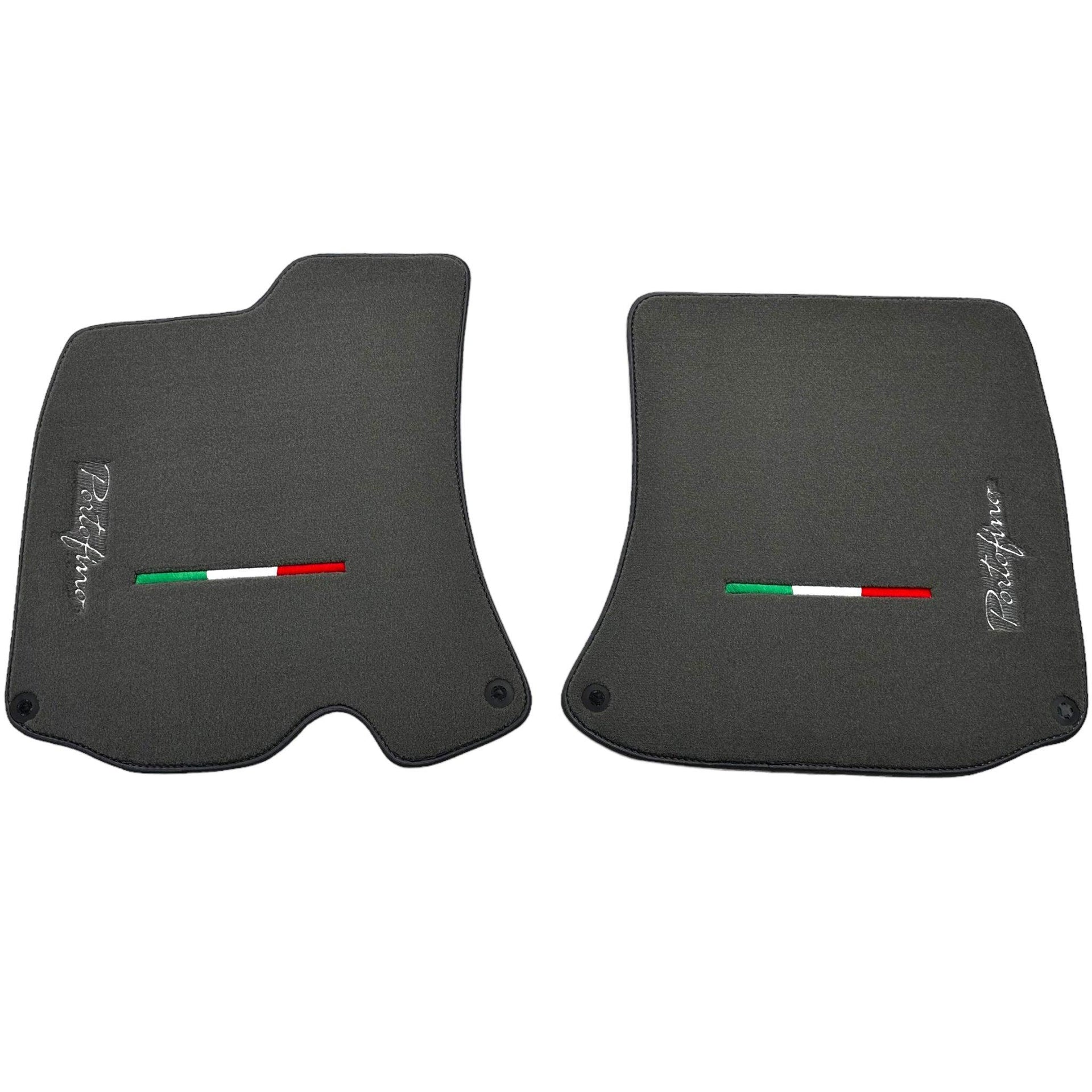 Gray Floor Mats for Ferrari Portofino (2018-2023) Italian Edition - AutoWin