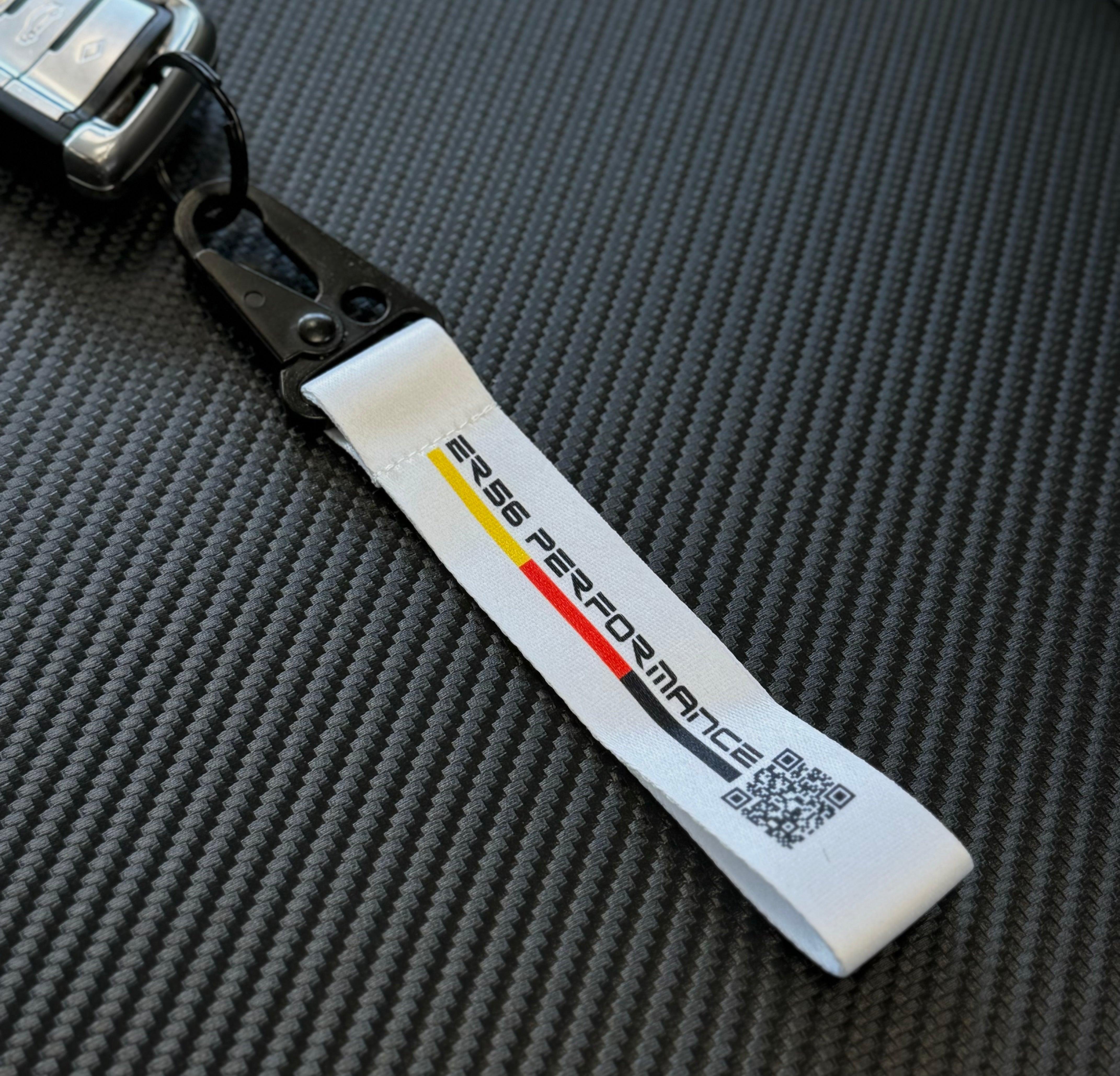 White Car Keychain ER56 Performance - AutoWin