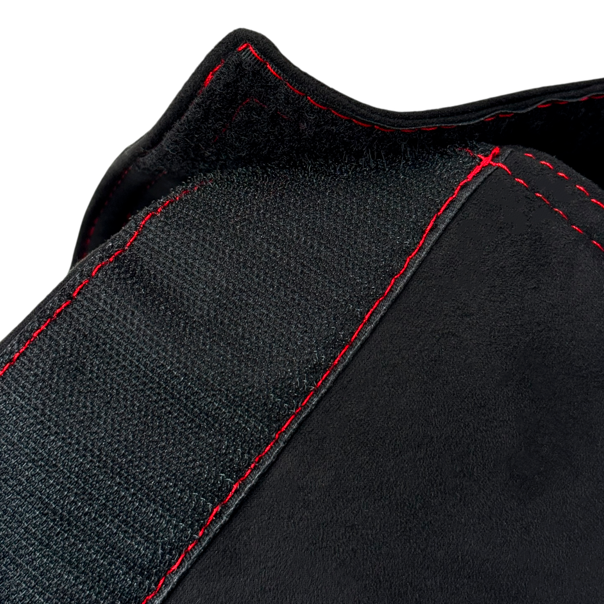 Fire Extinguisher Cover for Supercars – Black Alcantara with Various Color Stitching