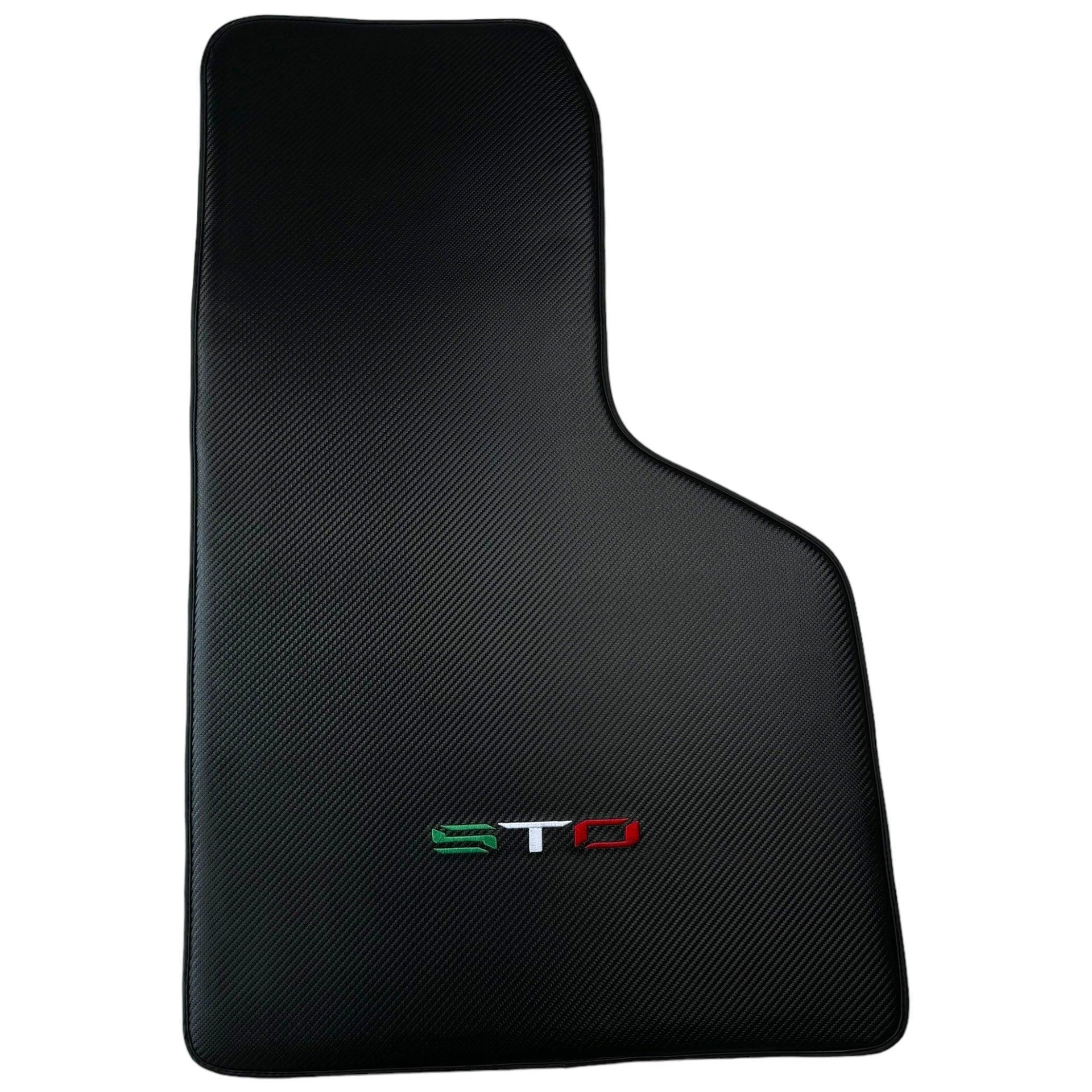 Carbon Fiber Floor Mats for Lamborghini Huracan STO Italian Edition - AutoWin