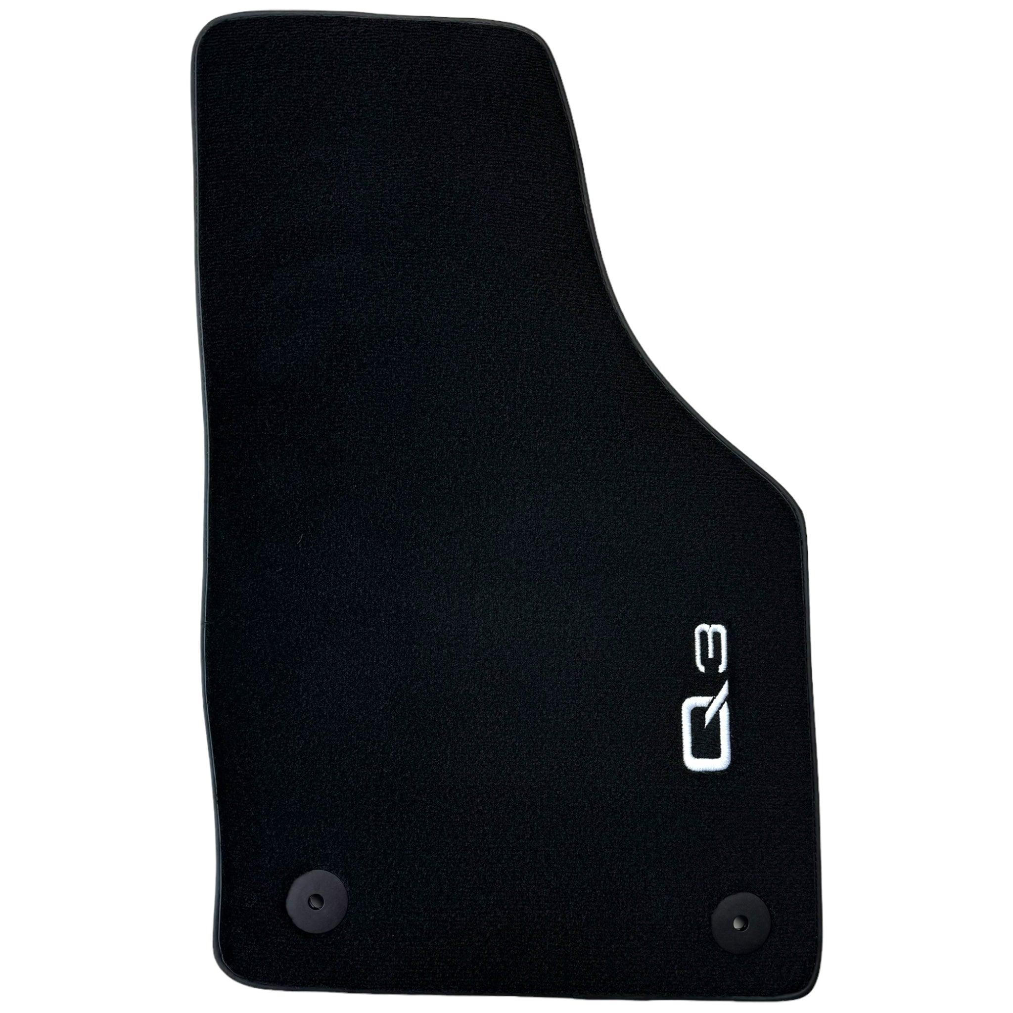 Black Floor Mats for Audi Q3 F3 (2018-2024) - AutoWin