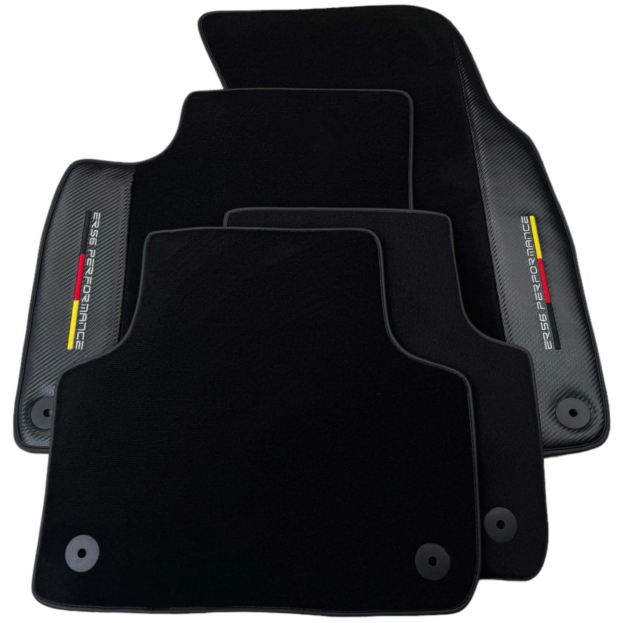 Black Floor Mats for Audi A6 - C6 Avant Facelift (2008-2011) | ER56 Performance - AutoWin
