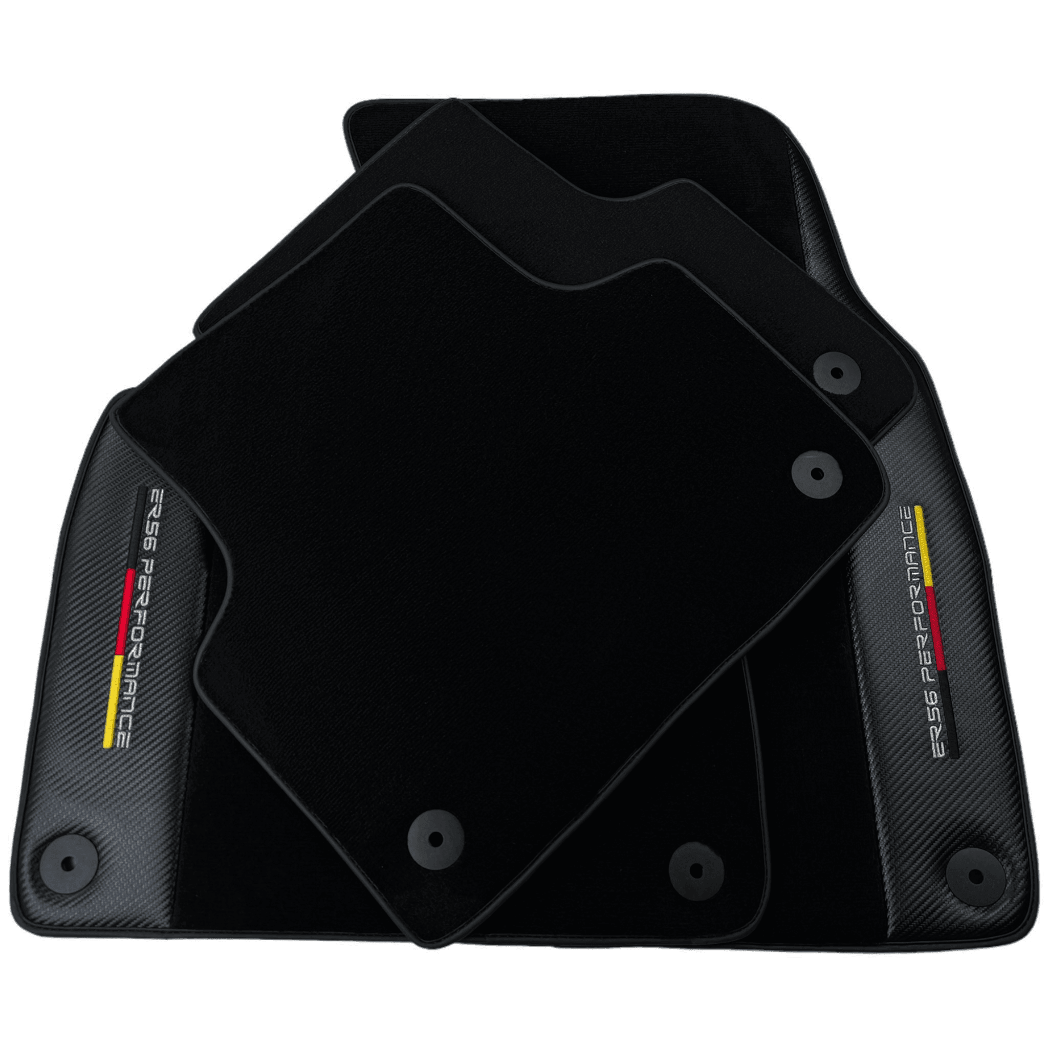 Black Floor Mats for Audi A4 - B6 Convertible (2002-2006) | ER56 Performance - AutoWin