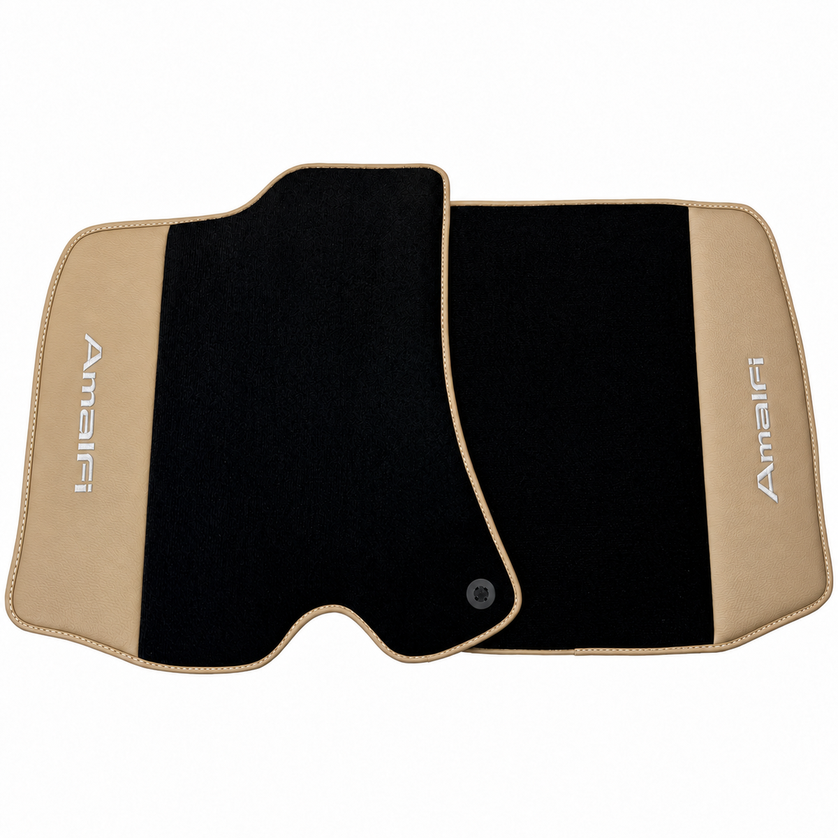 Customizable Leather Trunk Floor Mats with Single Diamond Pattern for Ferrari Roma (2021-2027)