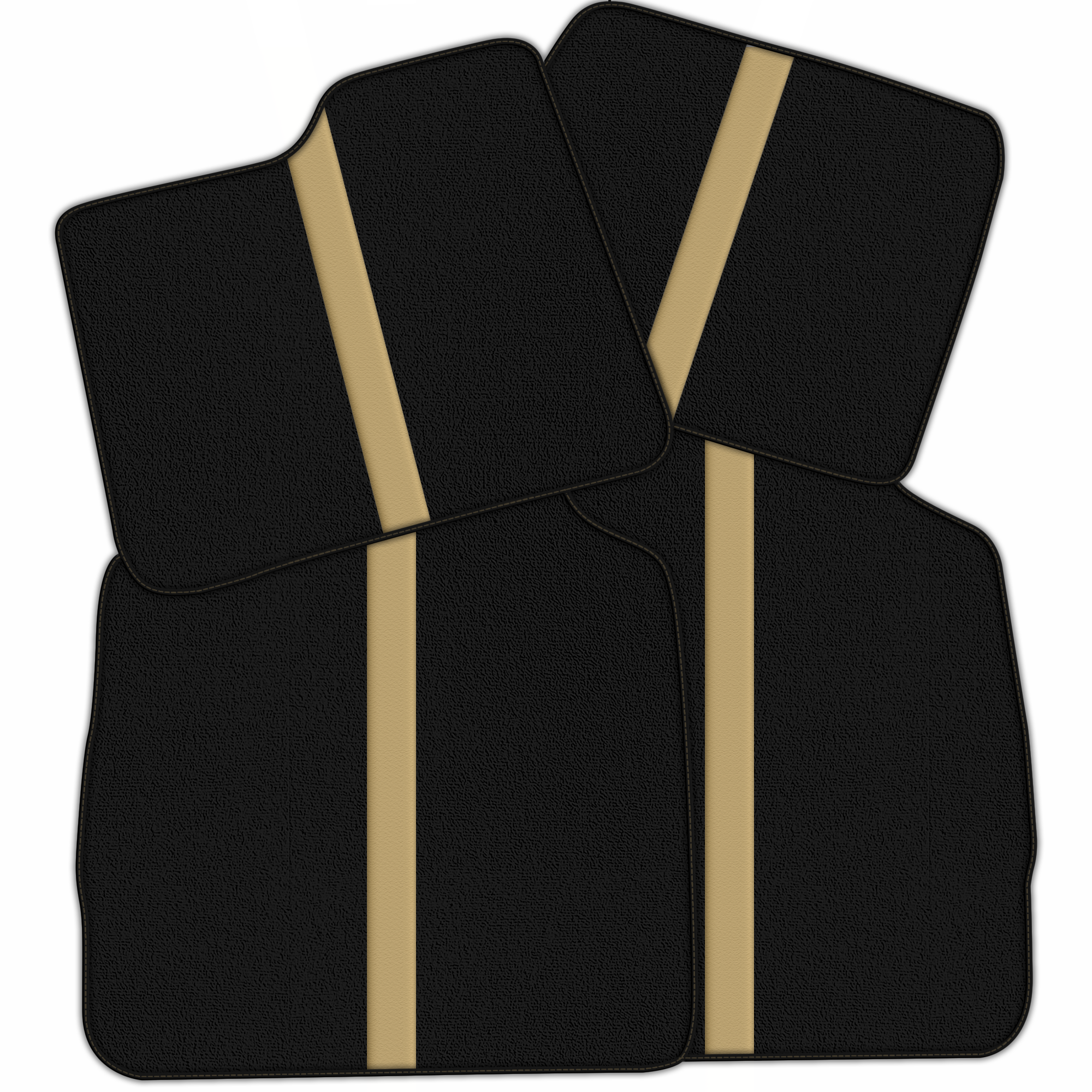 Premium Custom Black Floor Mats for Ferrari Portofino 2018-2023