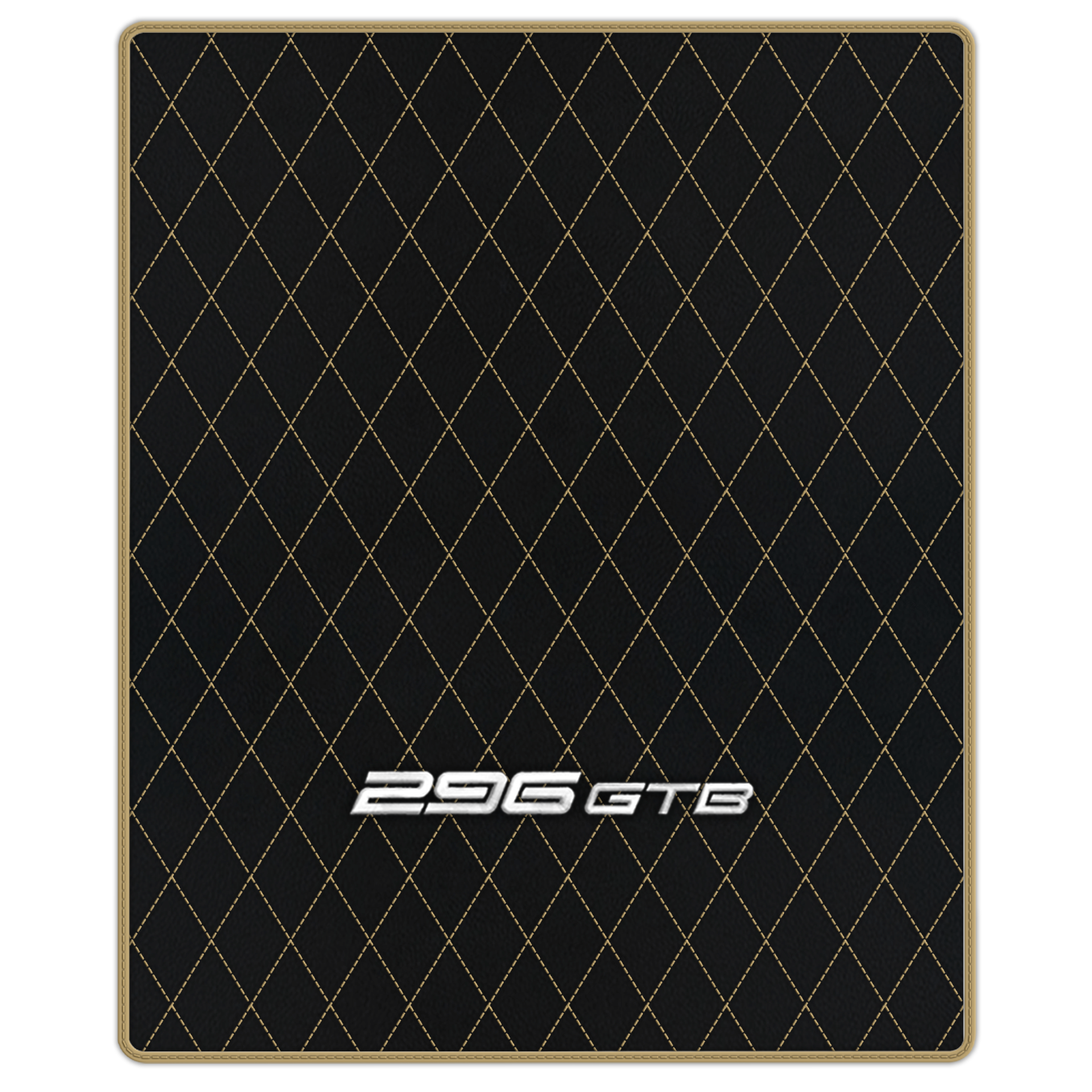 Premium Custom Black Leather Floor Mats for Ferrari FF (2011-2016)