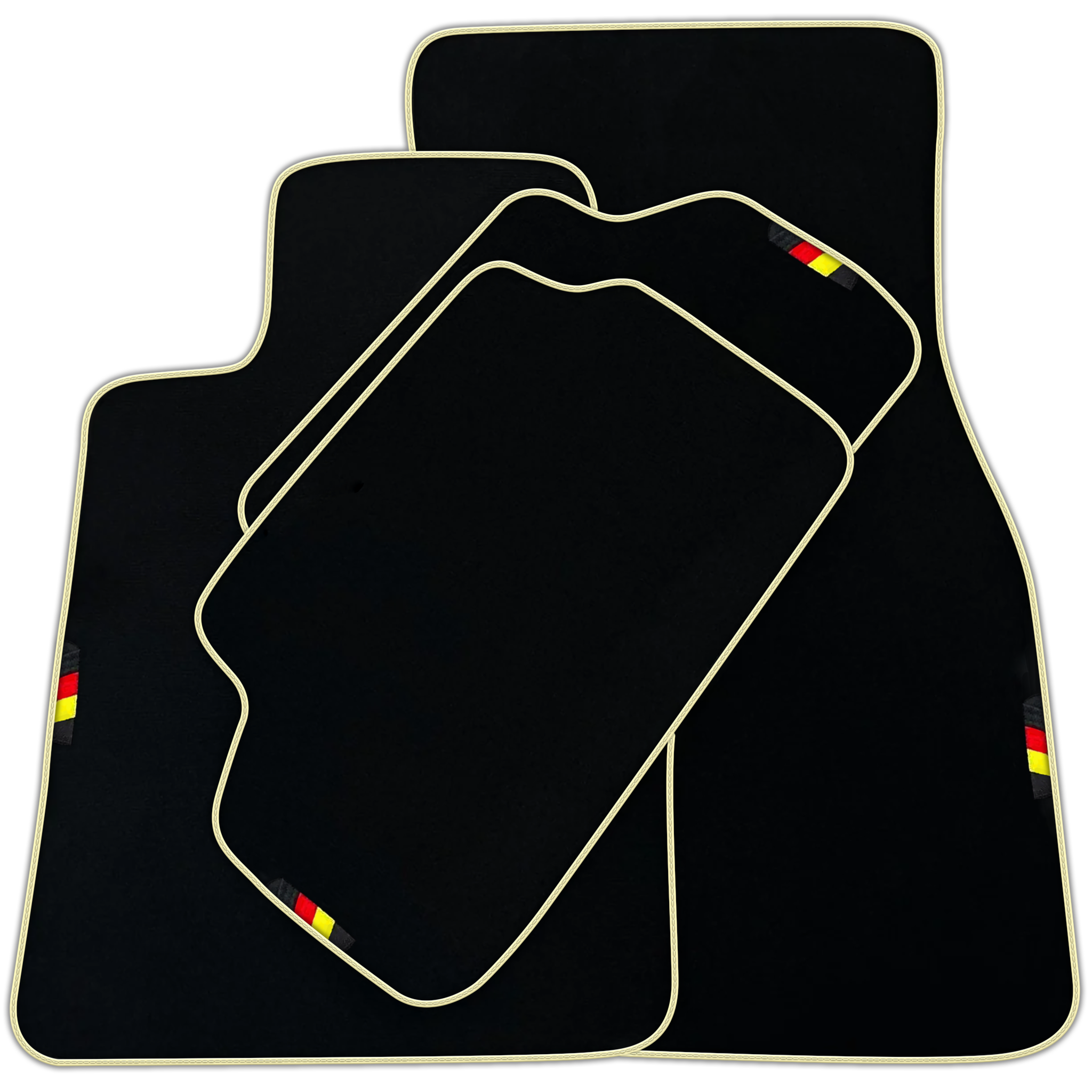 Black Mats For BMW 3 Series E36 4-door Sedan Germany Edition | Various Trim Colorstr