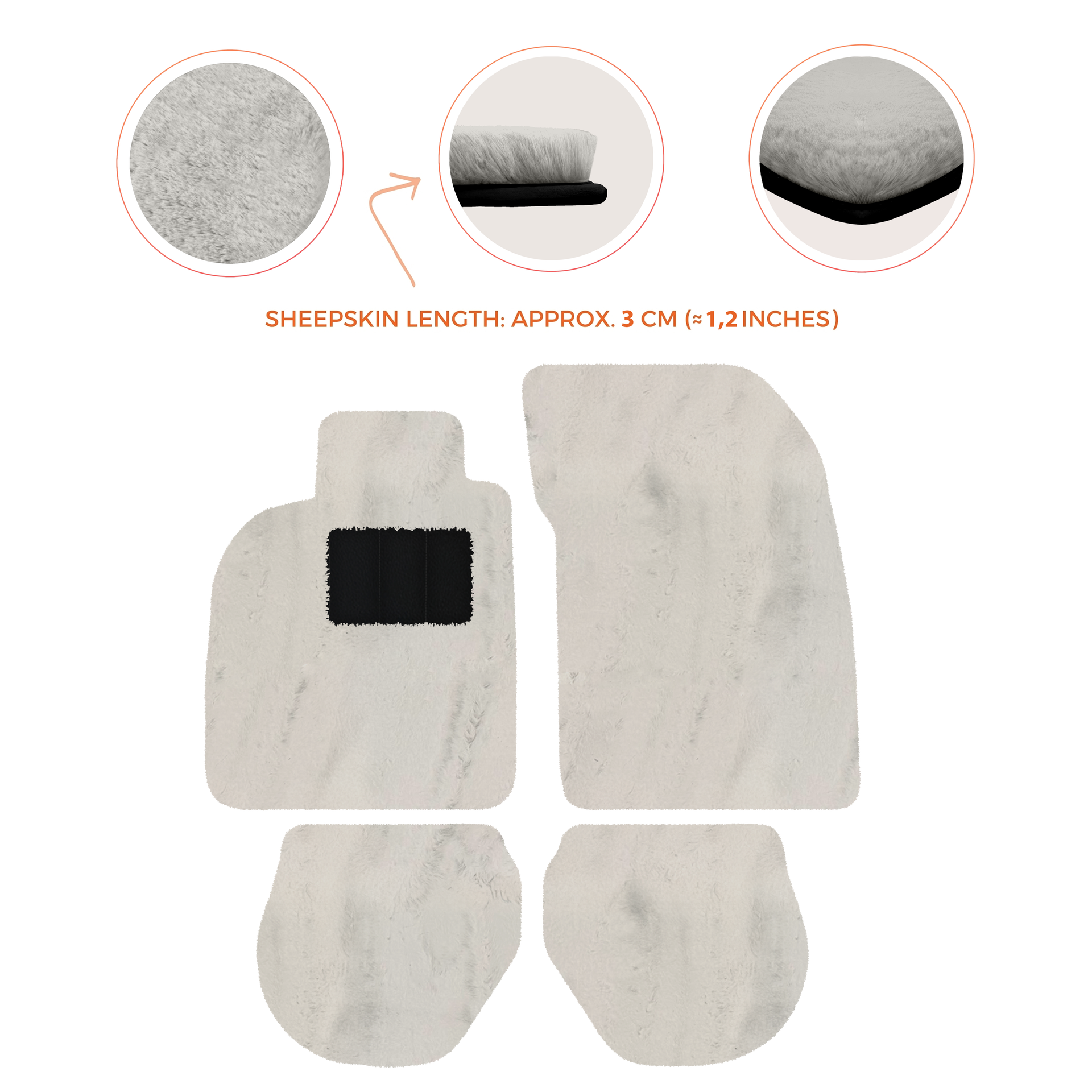 Black Floor Mats for Porsche 911 - 993 (1994-1998) - AutoWin