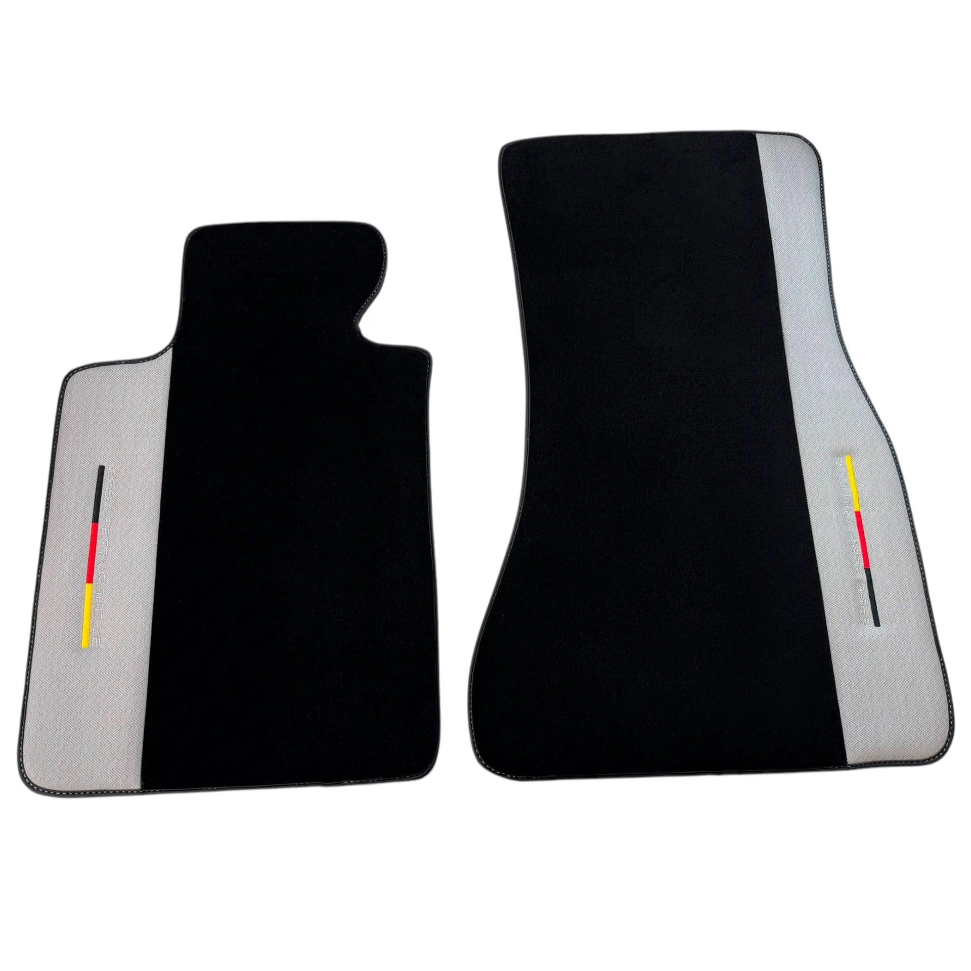 Black Floor Mats for BMW G60 (2023-2026) Sedan with Gray Leather
