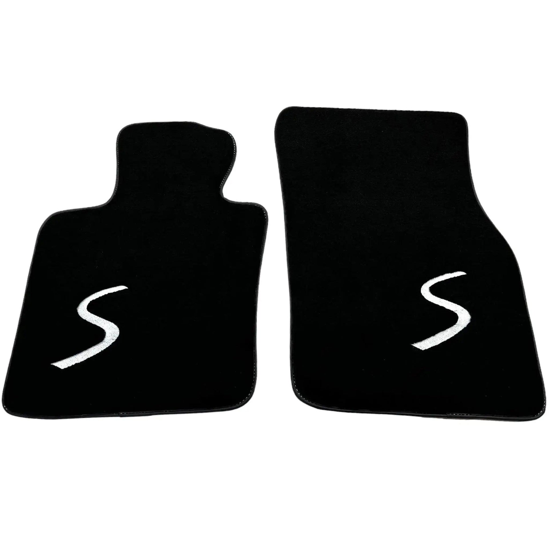 Black Floor Mats for Mini Cabrio R52 Convertible (2004-2009) - AutoWin