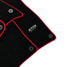 Black Floor Mats for Porsche Cayenne (2010-2018) ER56 Design - AutoWin