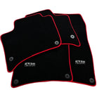 Black Floor Mats for Porsche Cayenne (2010-2018) ER56 Design - AutoWin