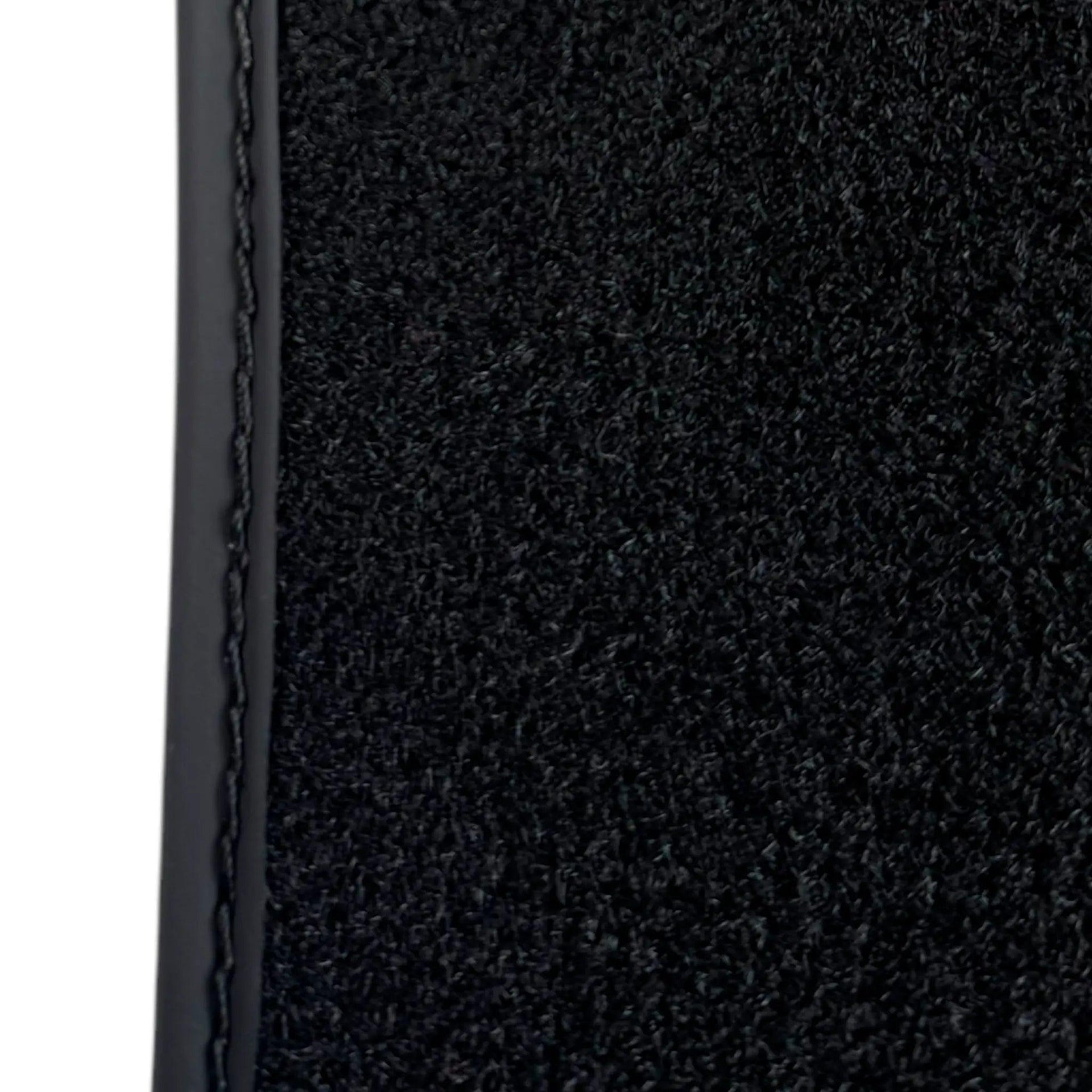 Black Floor Mats for Rolls Royce Spectre (2023-2024) with White Leather