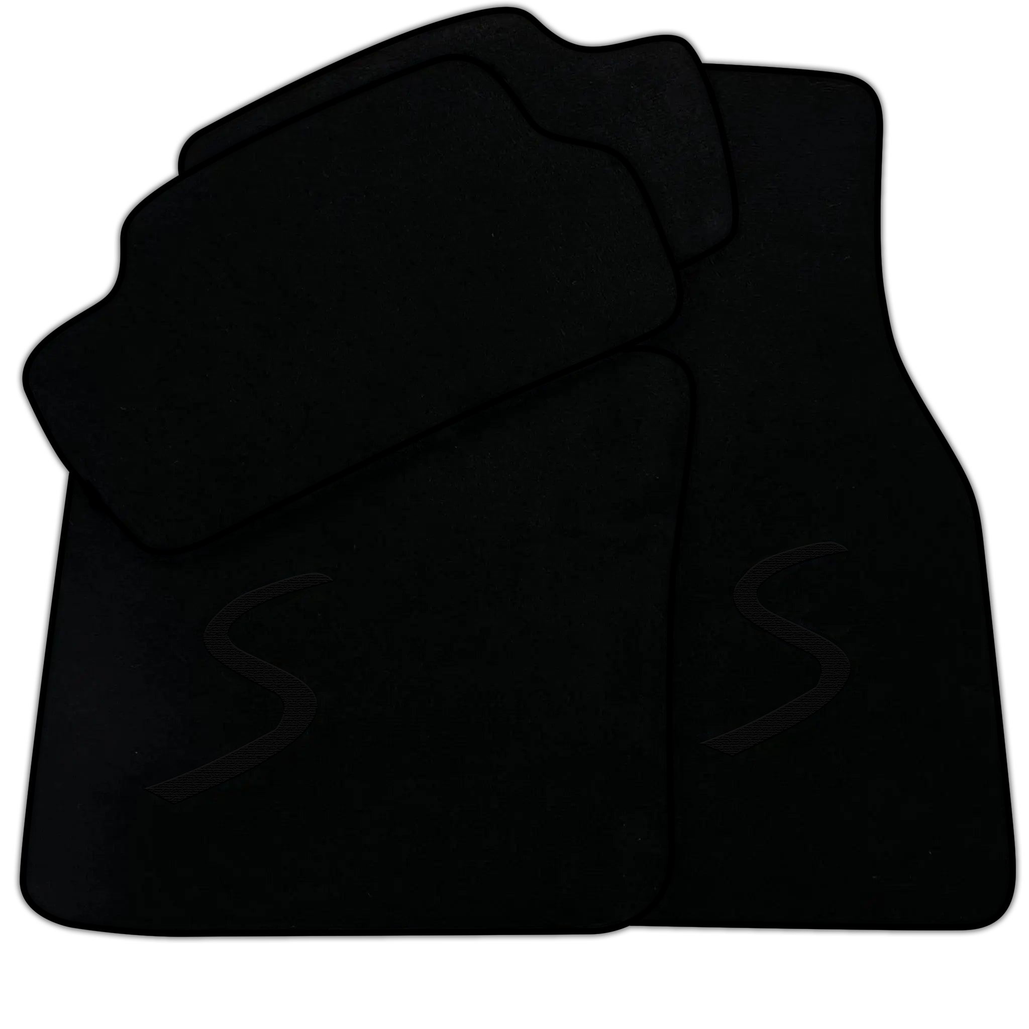 Black Floor Mats for Mini Cooper/One R50 (2001-2007)