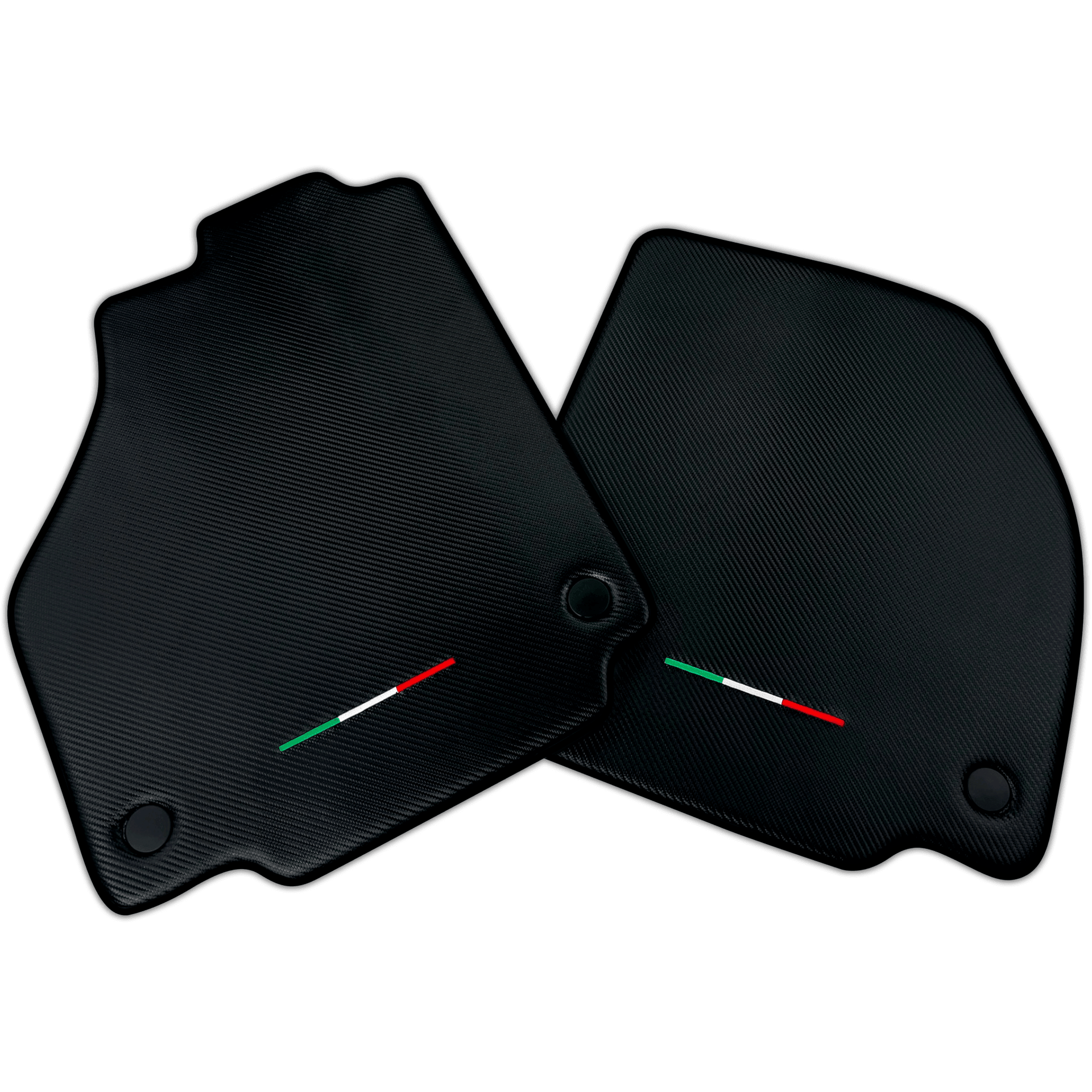 Floor Mats For Ferrari F8 Spider (2019-2023) Carbon Fiber AutoWin Brand Italian Edition