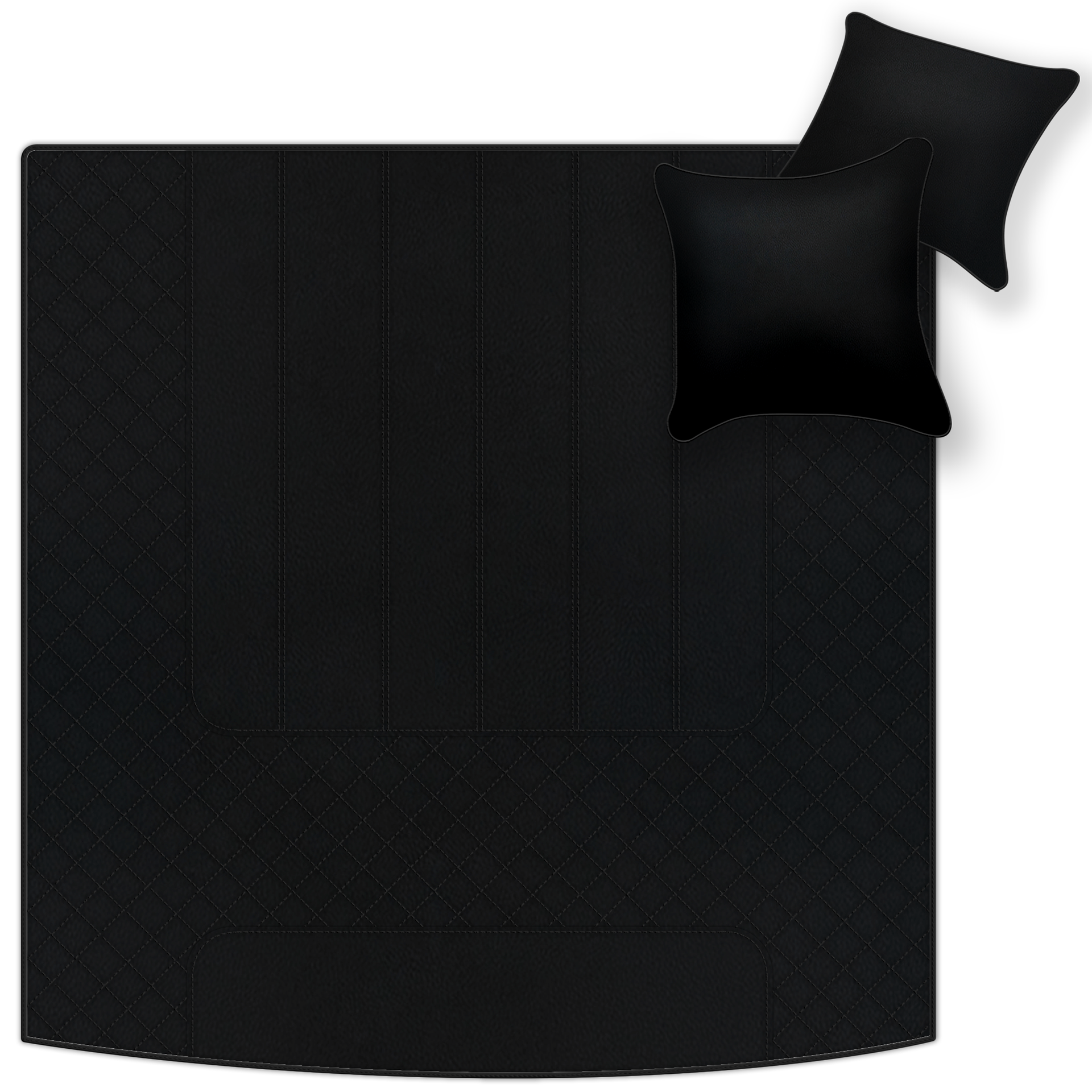 Black Leather Floor Mats for Bentley Bentayga (2015-2023) | AW1 Design