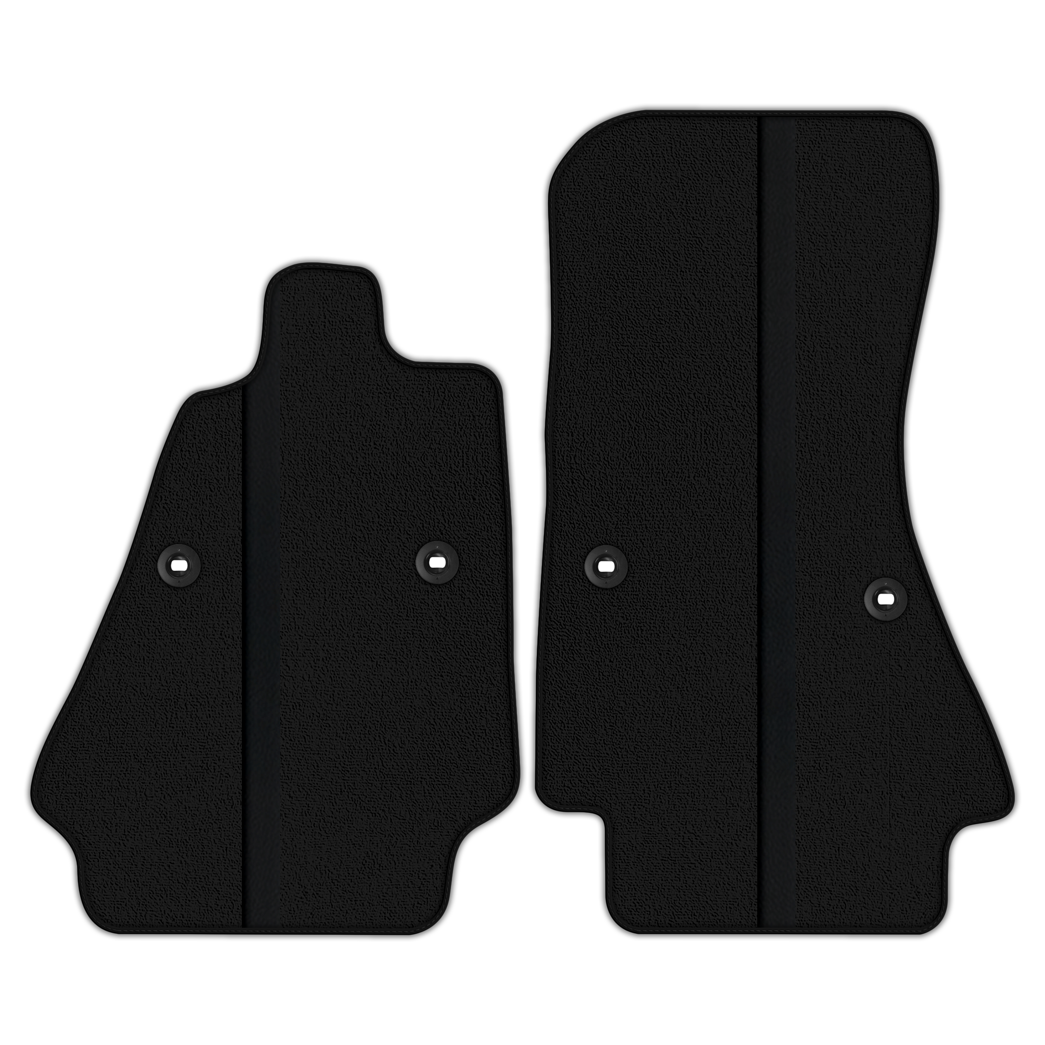 Premium Custom Black Floor Mats for Bugatti Veyron (2005-2015)
