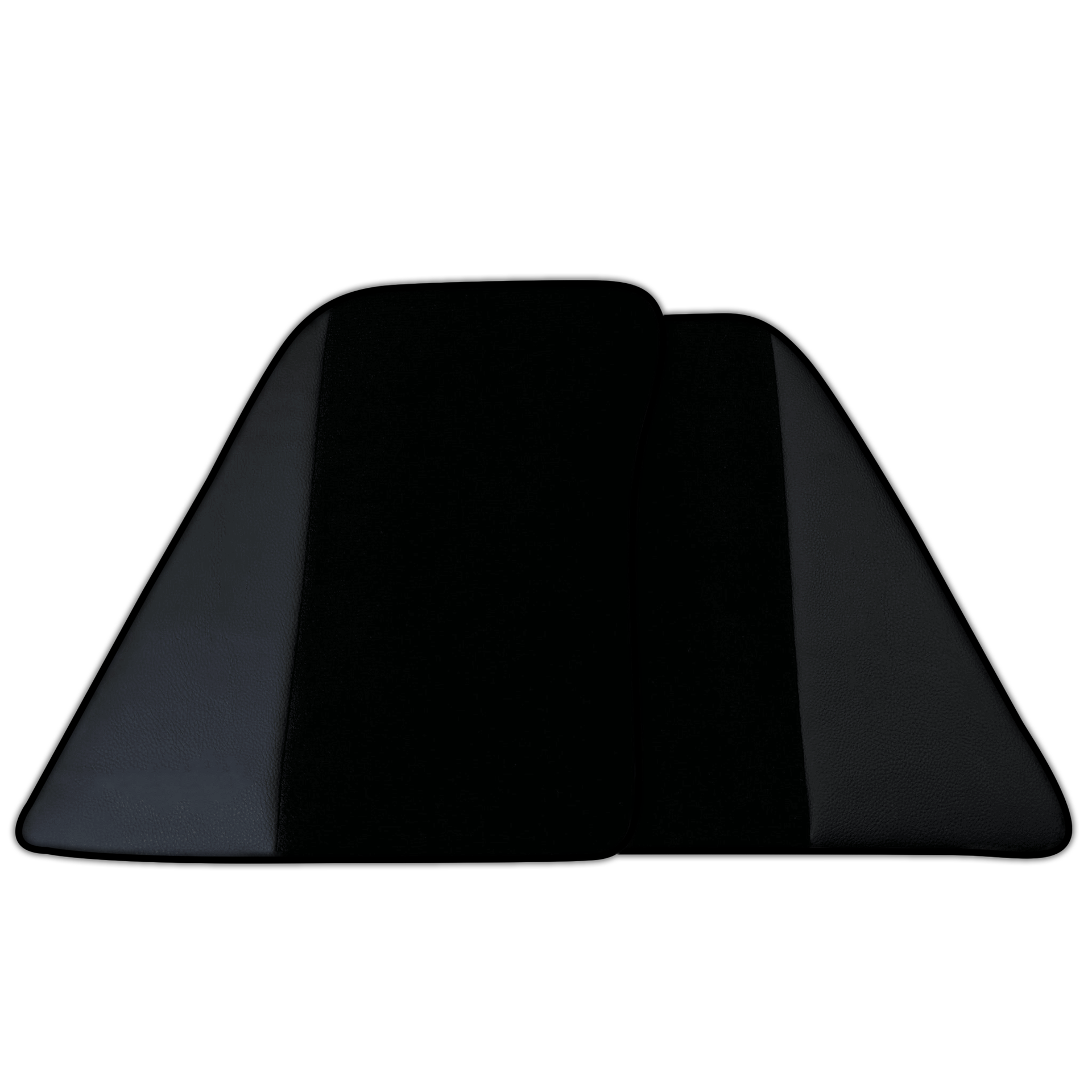 Custom Black Floor Mats for Ferrari SF90 Stradale (2019-2024) with Leather