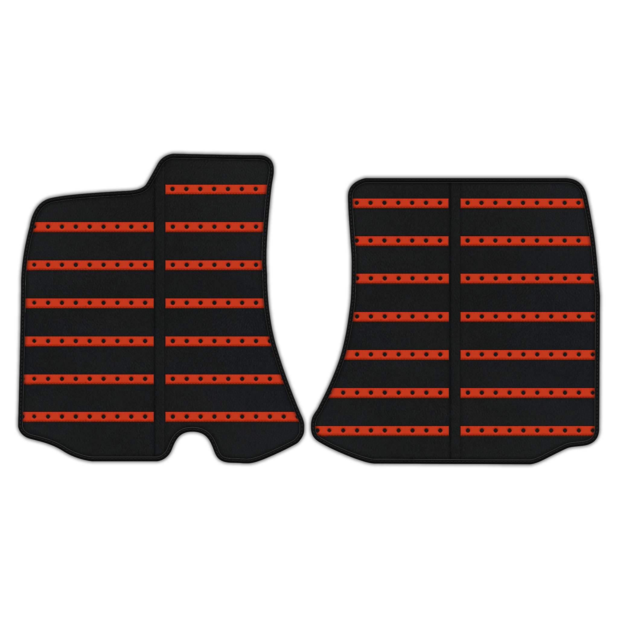 Leather Floor Mats with Daytona Design for Ferrari Roma (2021-2024)