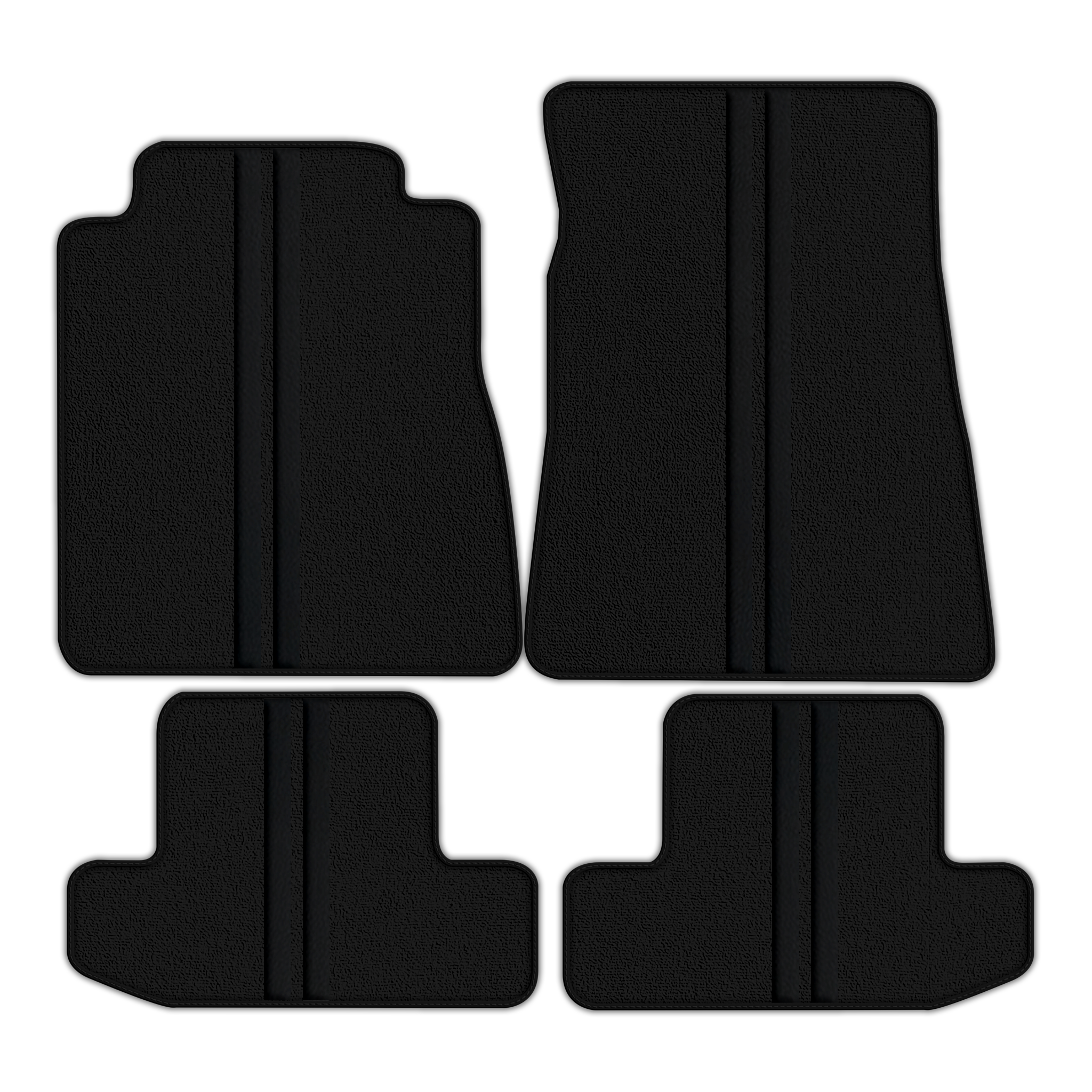 Premium Custom Black Floor Mats for Ford GT500 Shelby (2015-2021)