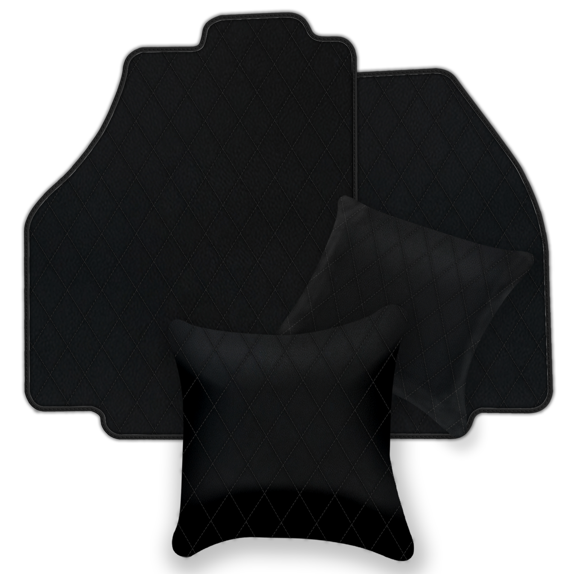 Premium Black Leather Floor Mats for Ferrari SF90 Stradale (2019-2024)