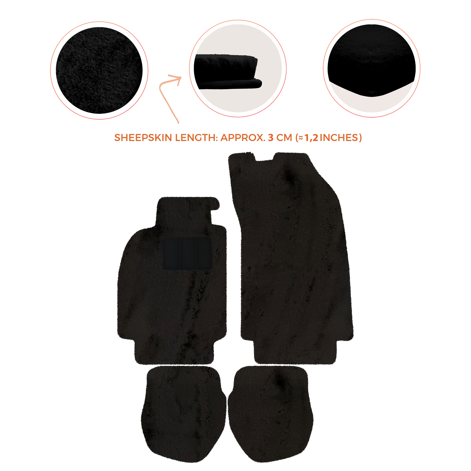 Gray Floor Mats for Porsche 964 (1989-1994) - AutoWin