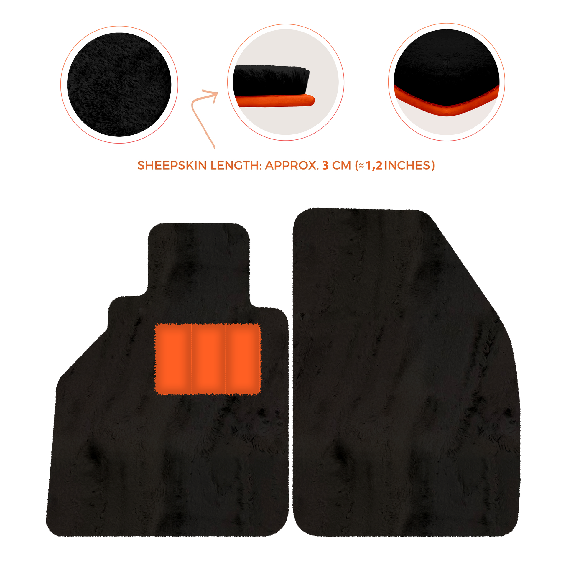 Dark Blue Floor Mats for Porsche 986 Boxster (1996-2004) with Leather - AutoWin