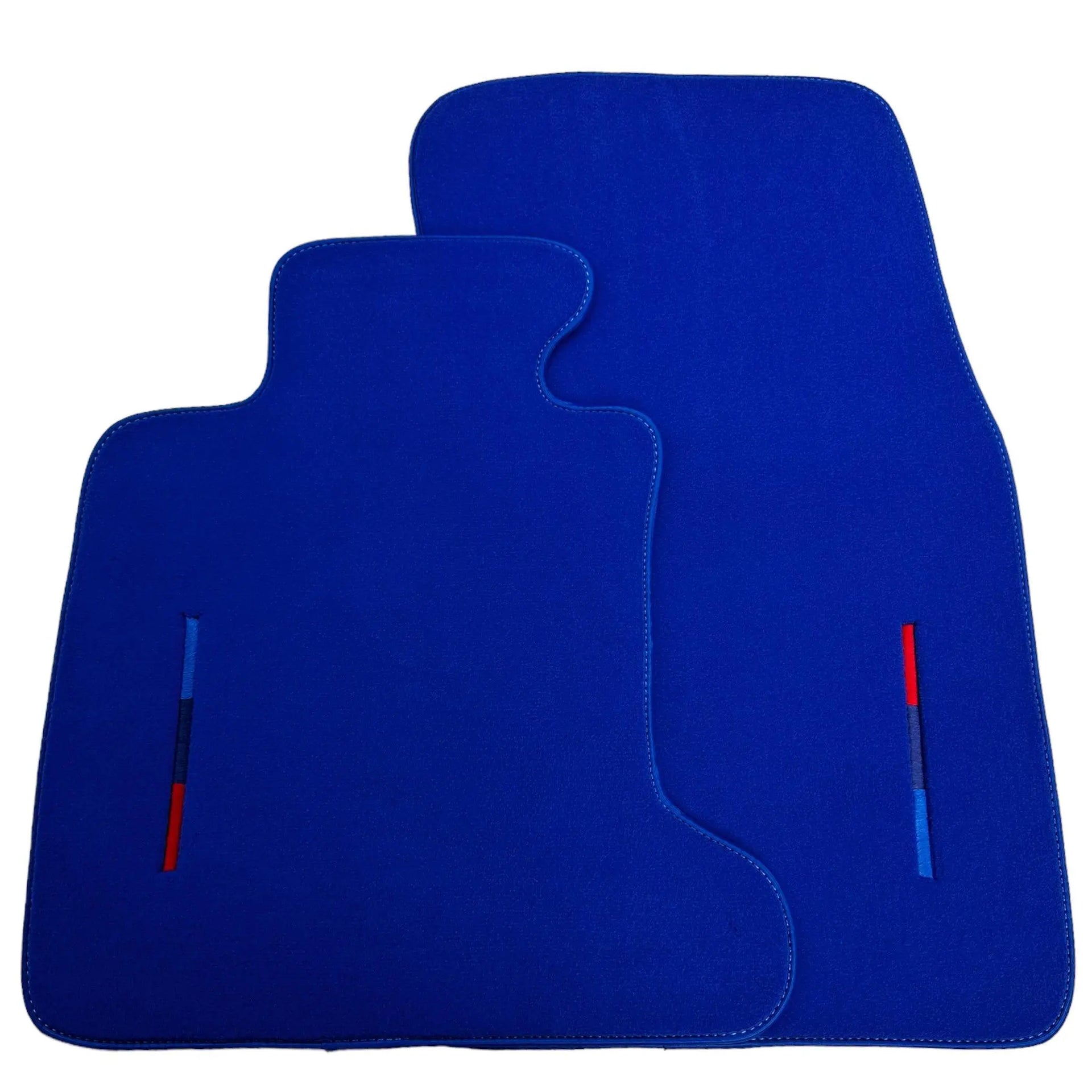 Blue Floor Mats For BMW 5 Series E60 With M Package - AutoWin