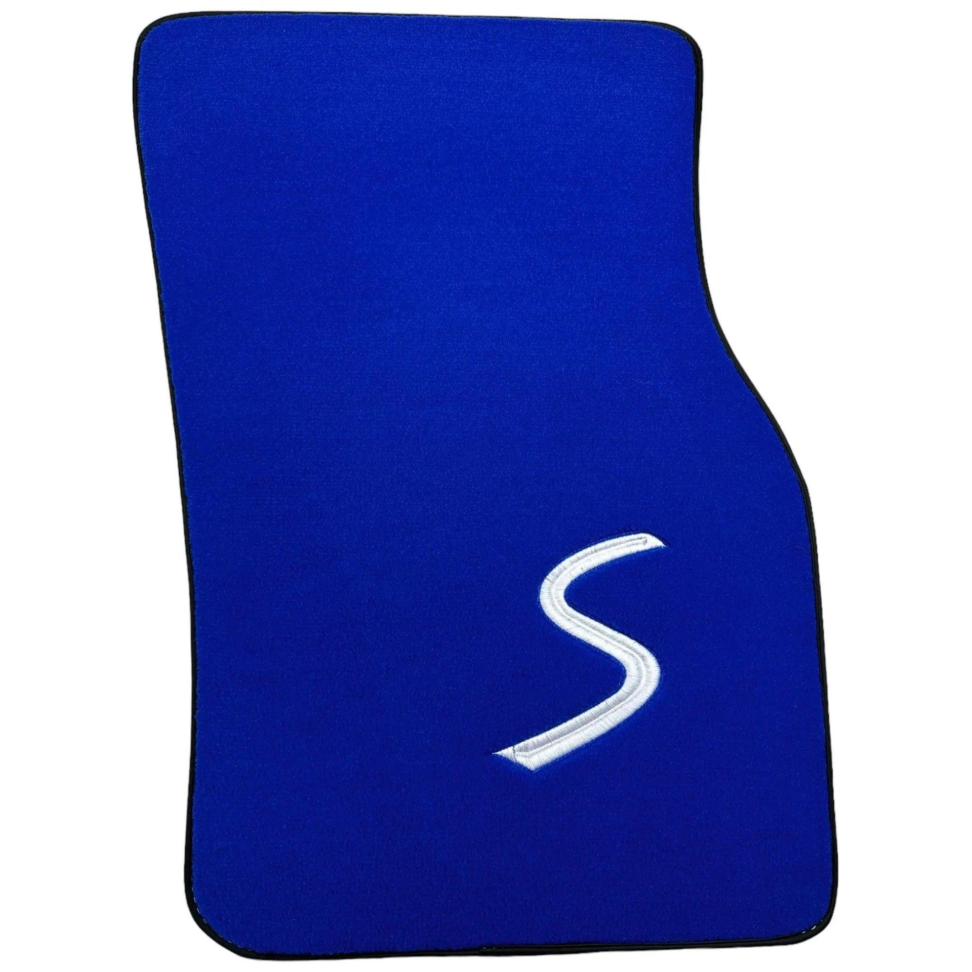 Blue Floor Mats for Mini Countryman F60 Hybrid (2020-2023) - AutoWin