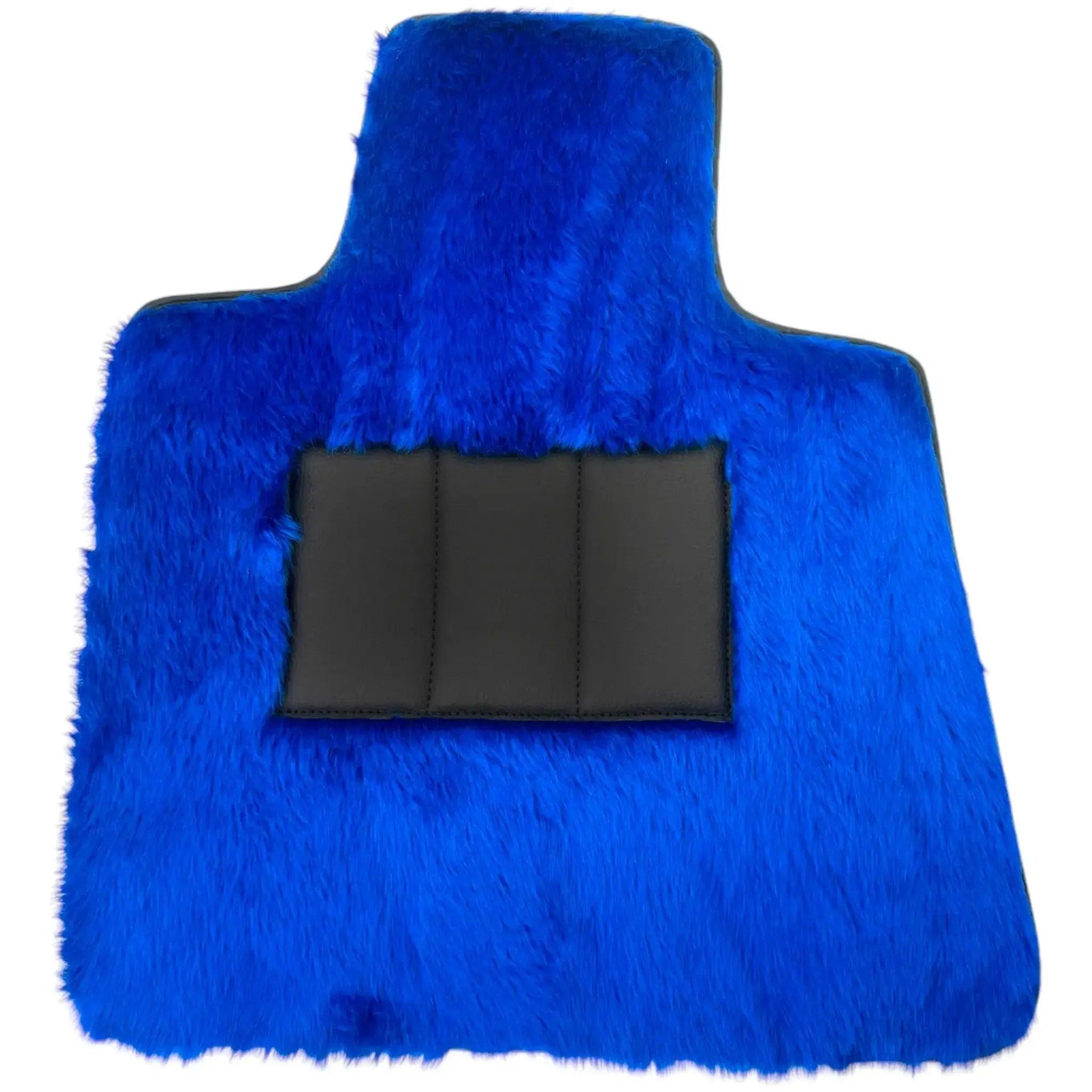 Blue Sheepskin Floor Mats for Rolls-Royce Ghost Series I (2010-2020) - AutoWin
