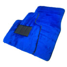 Blue Sheepskin Floor Mats for Rolls-Royce Wraith (2013-2023) - AutoWin