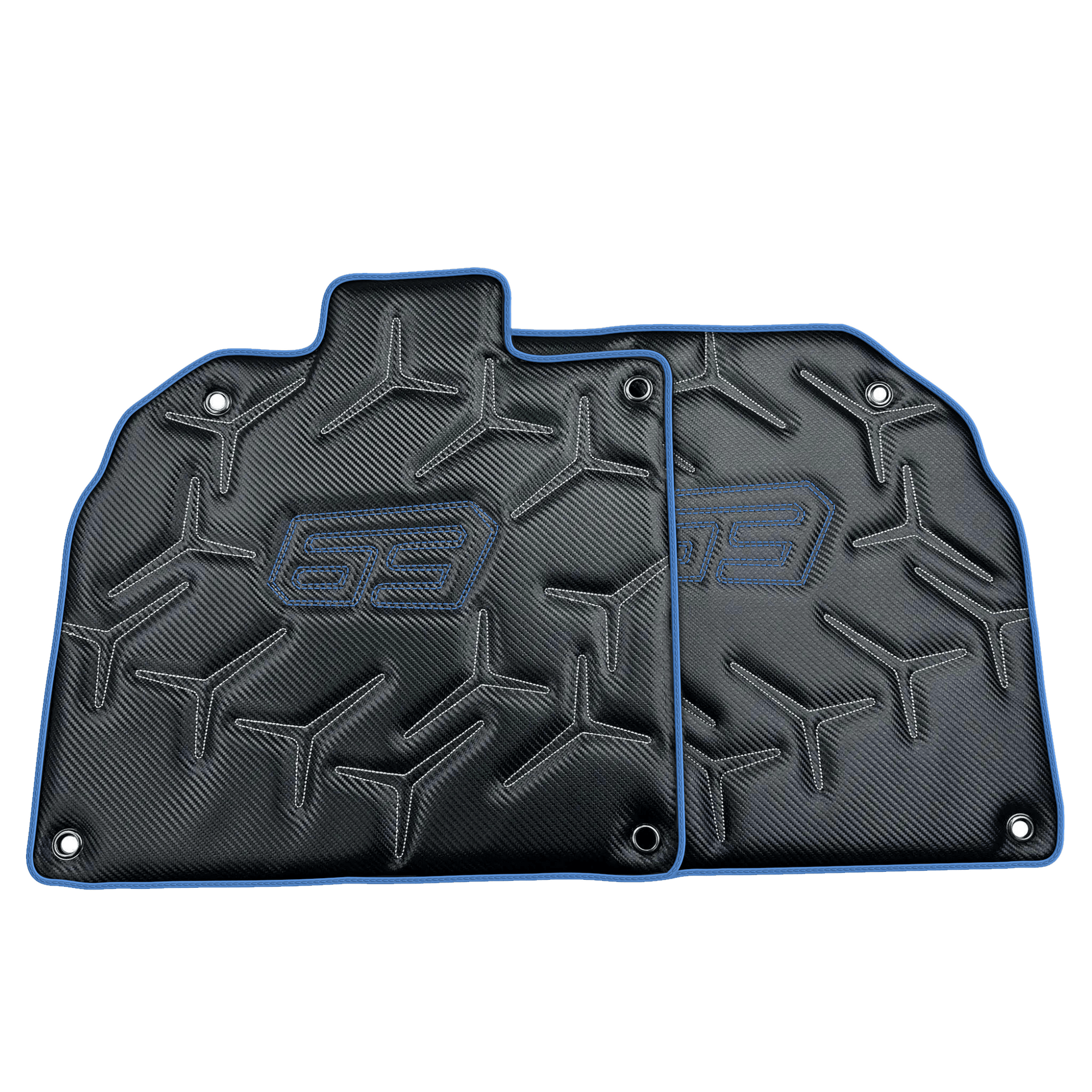 Carbon Leather Floor Mats for Lamborghini Aventador SVJ 63 Edition | Various Trim Colors