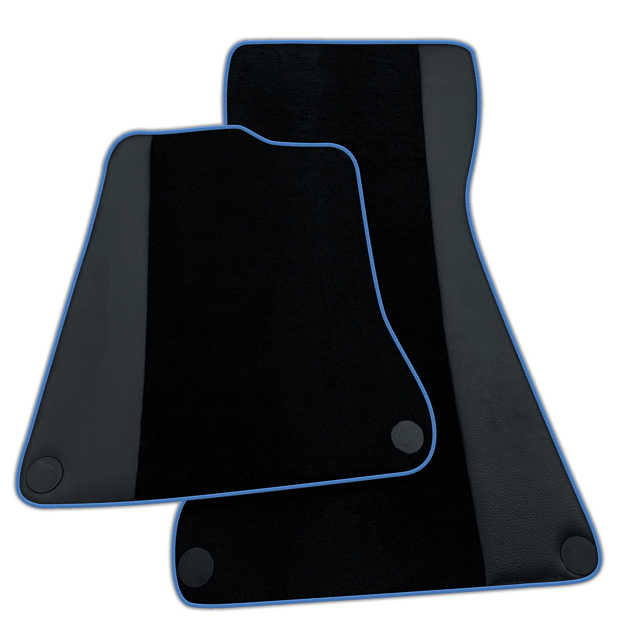 Black Floor Mats for McLaren 570S (2015-2021) with Leather