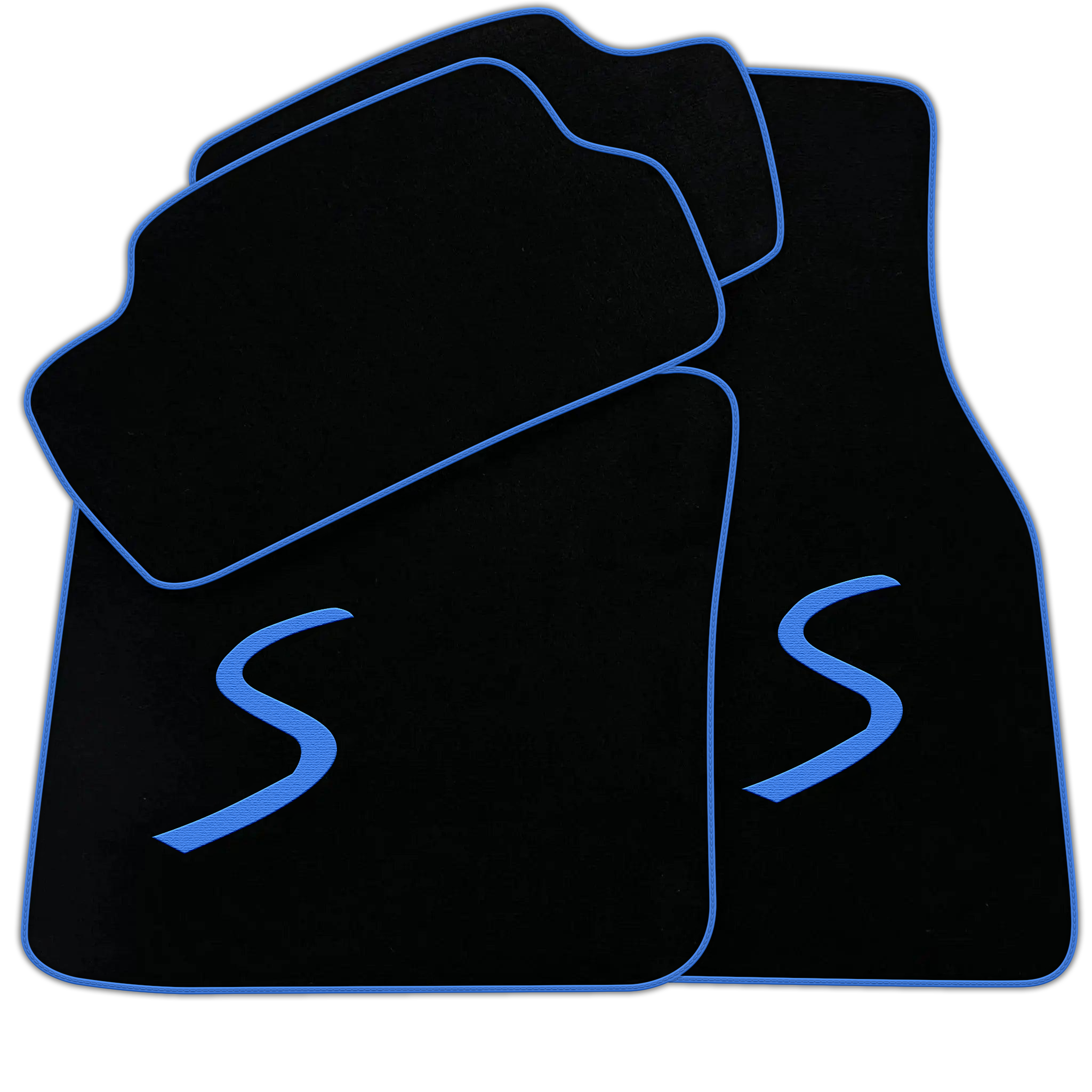 Black Floor Mats for Mini Cooper/One R50 (2001-2007)