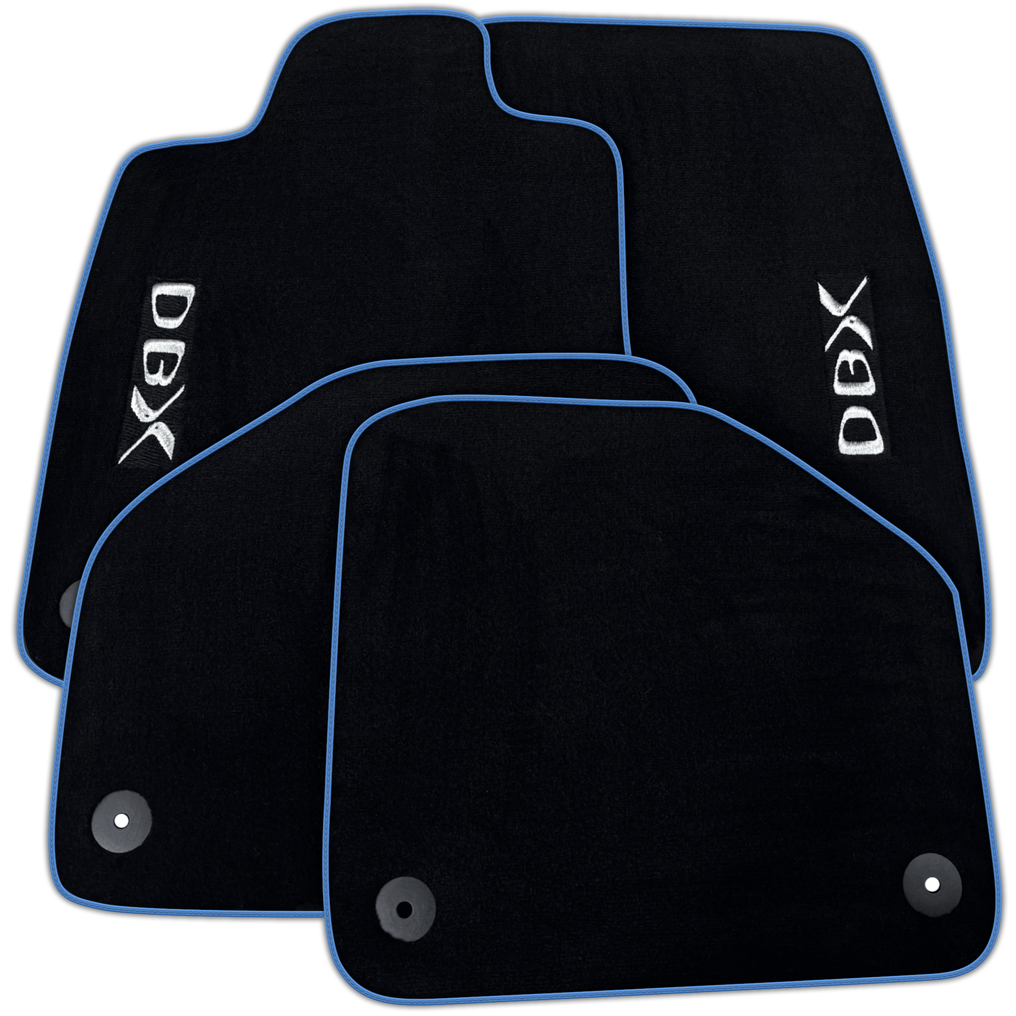 Black Floor Mats for Aston Martin DBX (2020–2023)