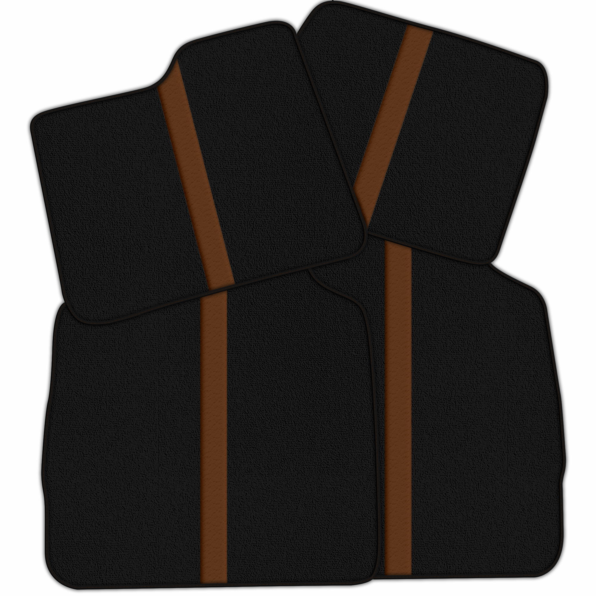 Premium Custom Black Floor Mats for Ferrari Portofino 2018-2023