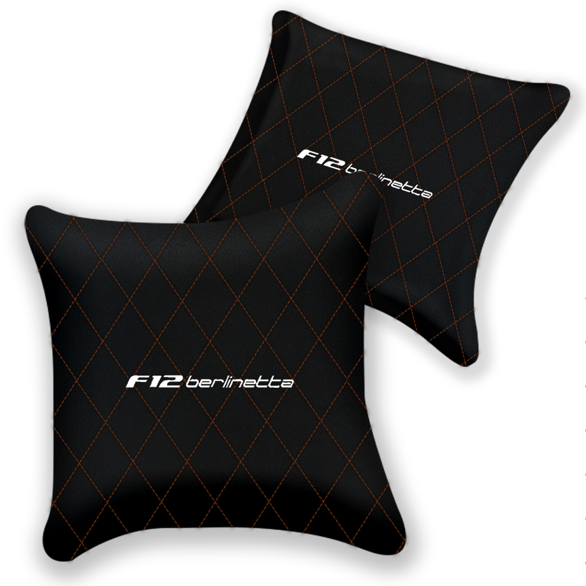 Customizable Black Leather Pillows for Ferrari California T 2015-2018