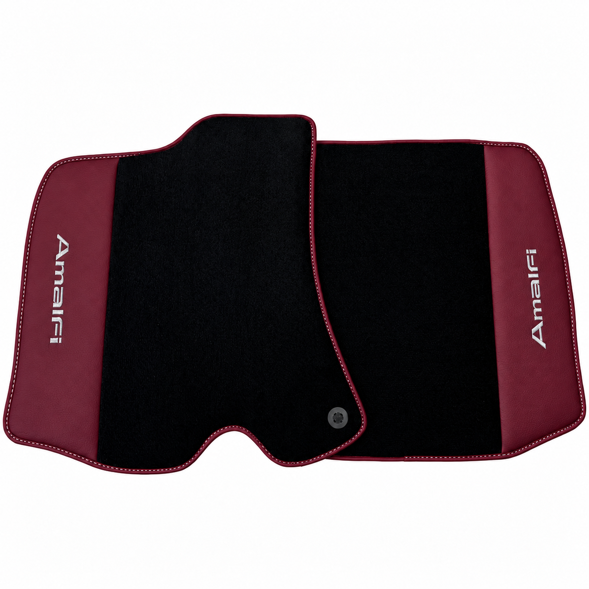 Customizable Leather Trunk Floor Mats with Single Diamond Pattern for Ferrari Roma (2021-2027)