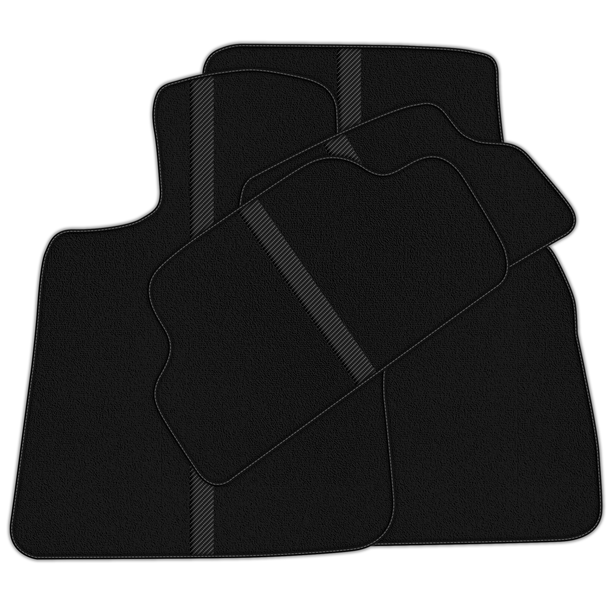 Elegant Custom Black Floor Mats for Mini Countryman F60 (2017-2023)