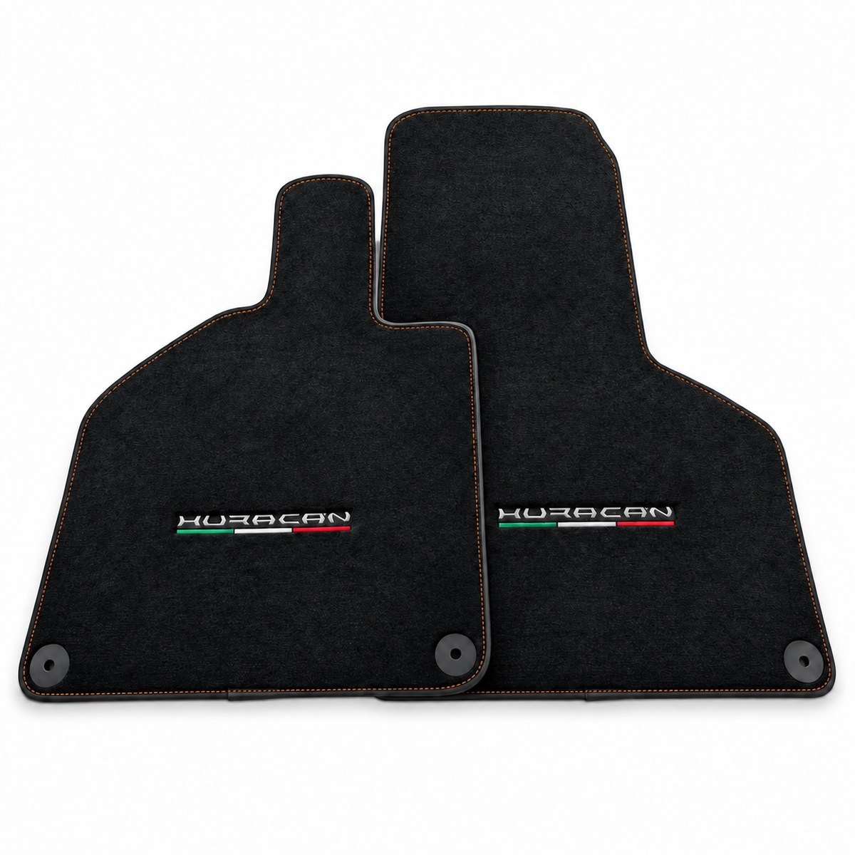 Carbon Fiber Black Floor Mats for Lamborghini Huracan STO