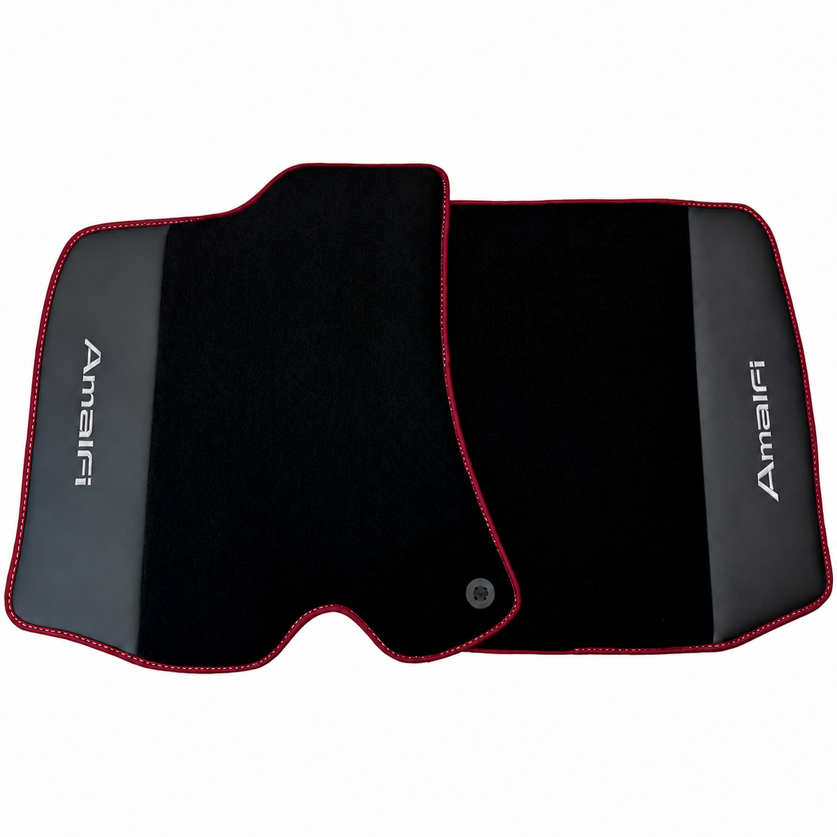 Customizable Leather Trunk Floor Mats with Single Diamond Pattern for Ferrari Roma (2021-2027)