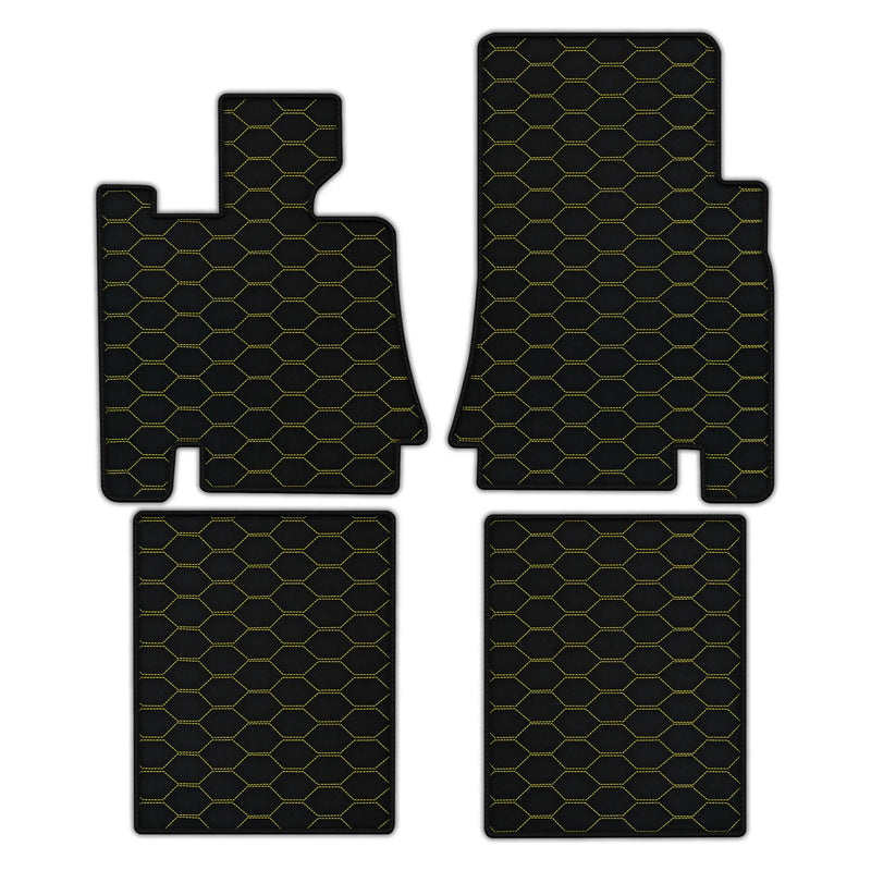 Customizable Leather Floor Mats with Divario Pattern for Bentley Red Label RL (1998-2009)