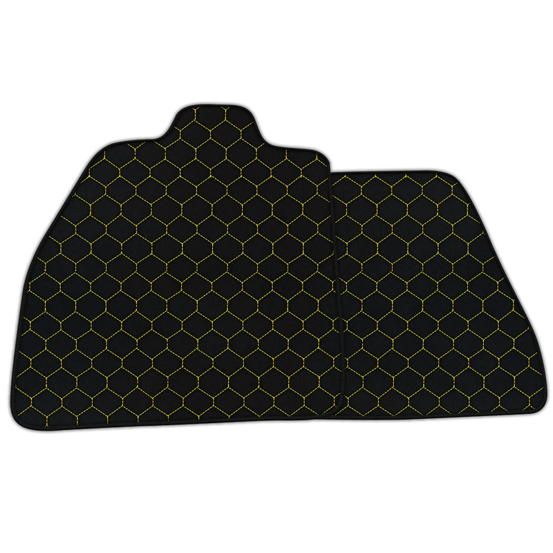 Customizable Leather Floor Mats with Hex Pattern for Maserati MC20 (2020-2023)