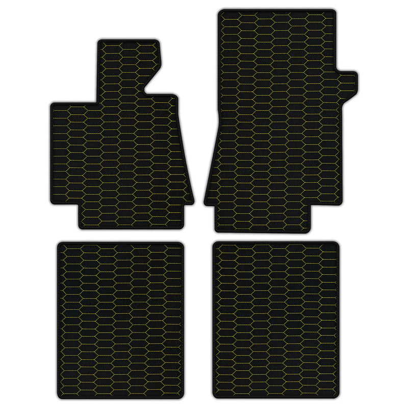 Customizable Leather Floor Mats with Raptor Hex Pattern for Bentley Arnage T (1998-2009)