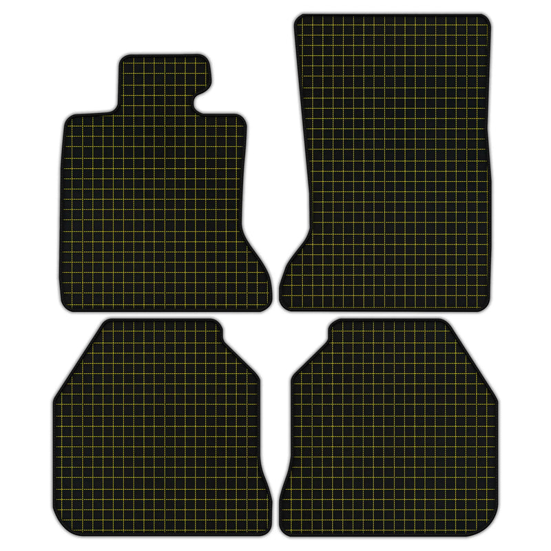 Customizable Leather Floor Mats with Square Pattern for Rolls Royce Ghost Series I (2010–2020)