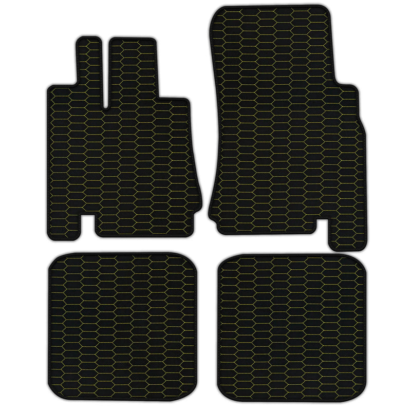 Customizable Leather Floor Mats with Raptor Hex Pattern for Bentley Green Label (1998-2009)