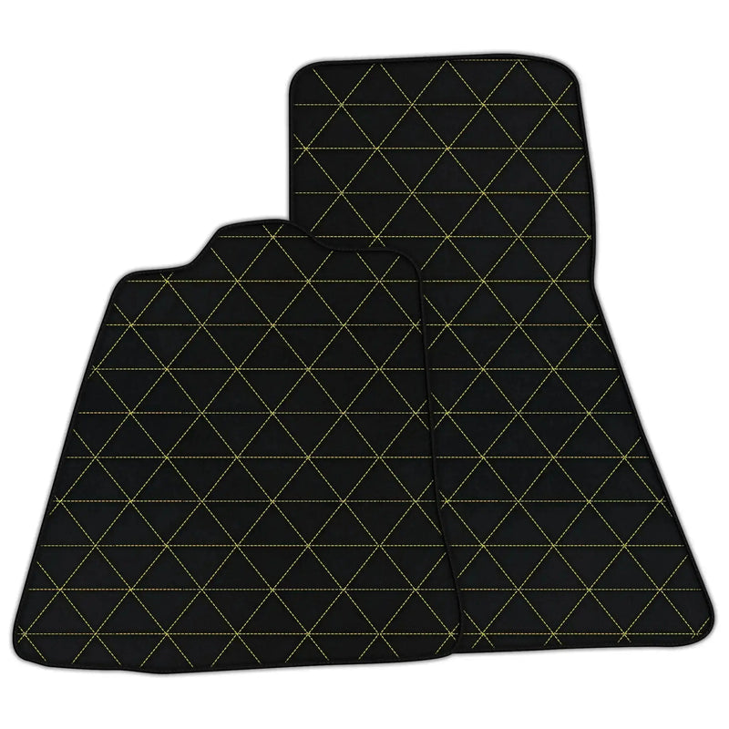 Customizable Leather Floor Mats with Hexagon Hex Pattern for McLaren 750S (2023-2025)