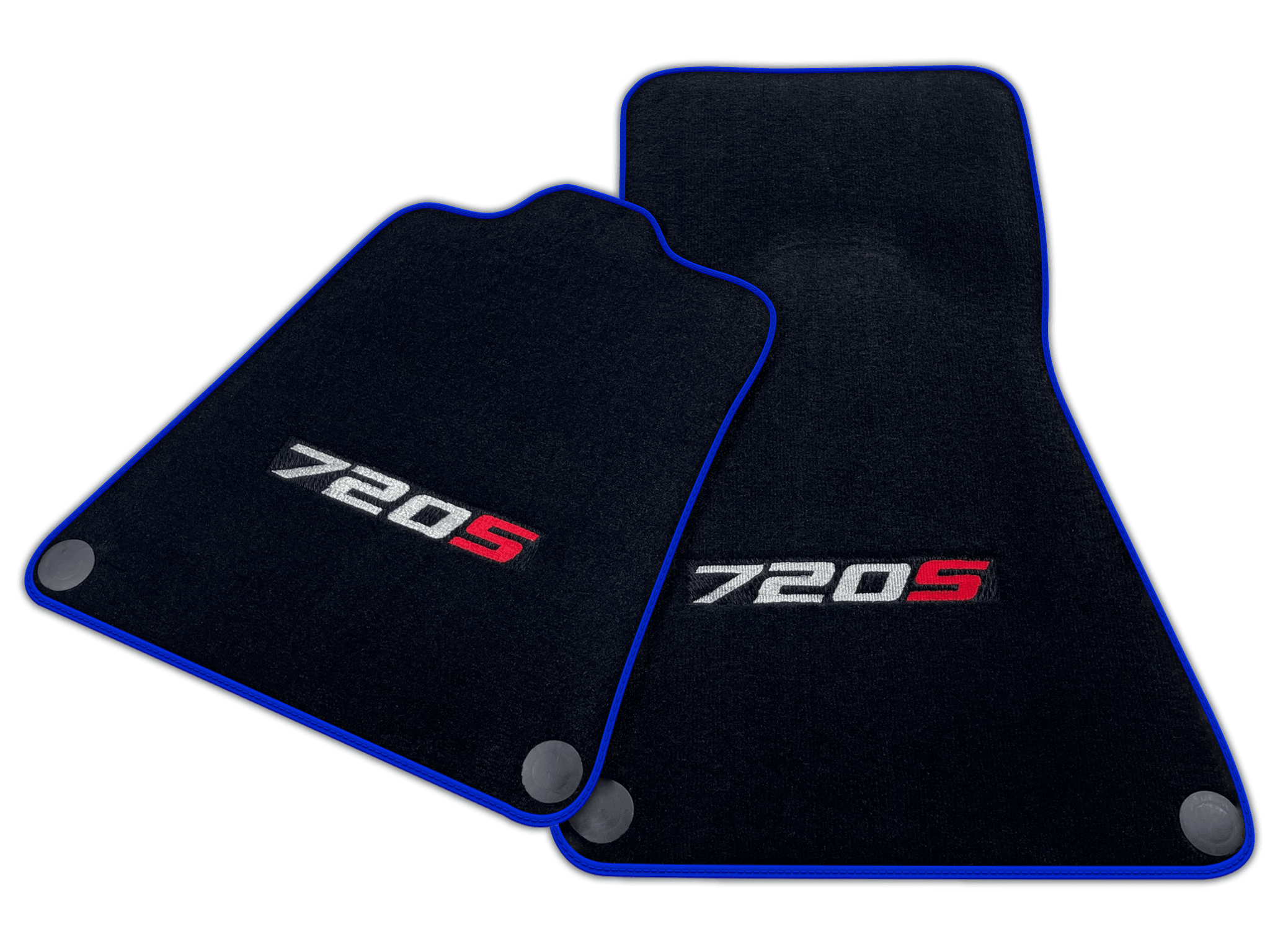 Black Floor Mats for McLaren 720s (2017-2021) | Various Trim Colors