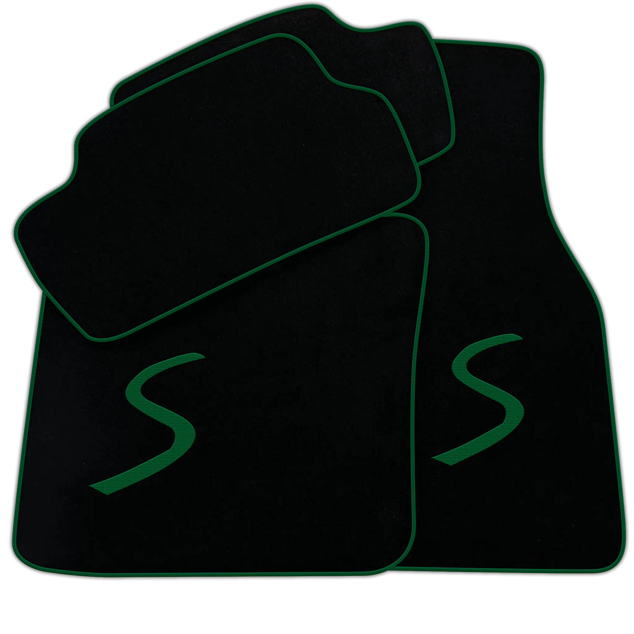 Black Floor Mats for Mini Cooper/One R50 (2001-2007)